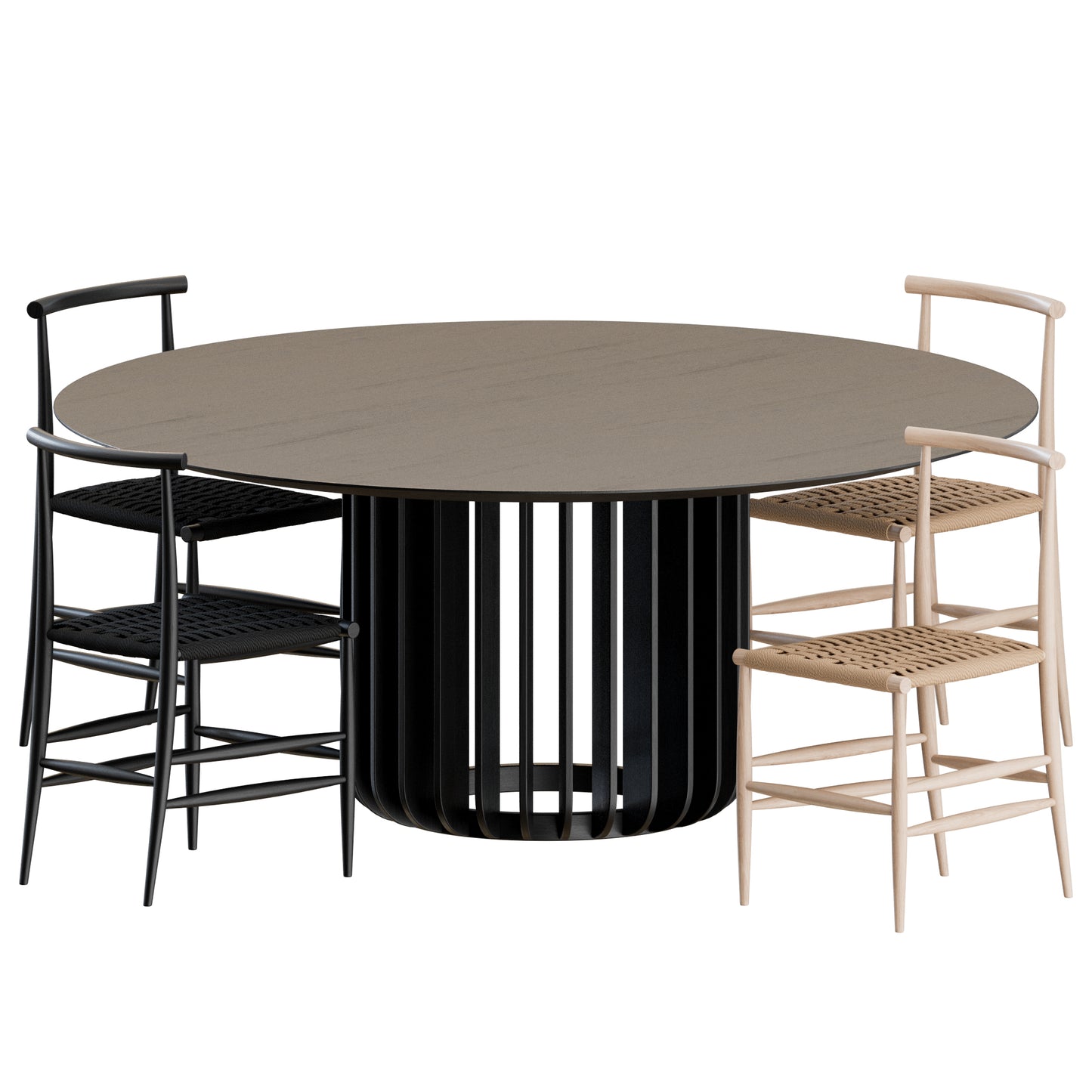 Dining Set By Miniforms 3D Model