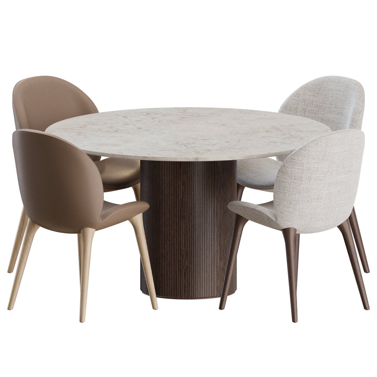 Dining Set By Vipp 3D Model