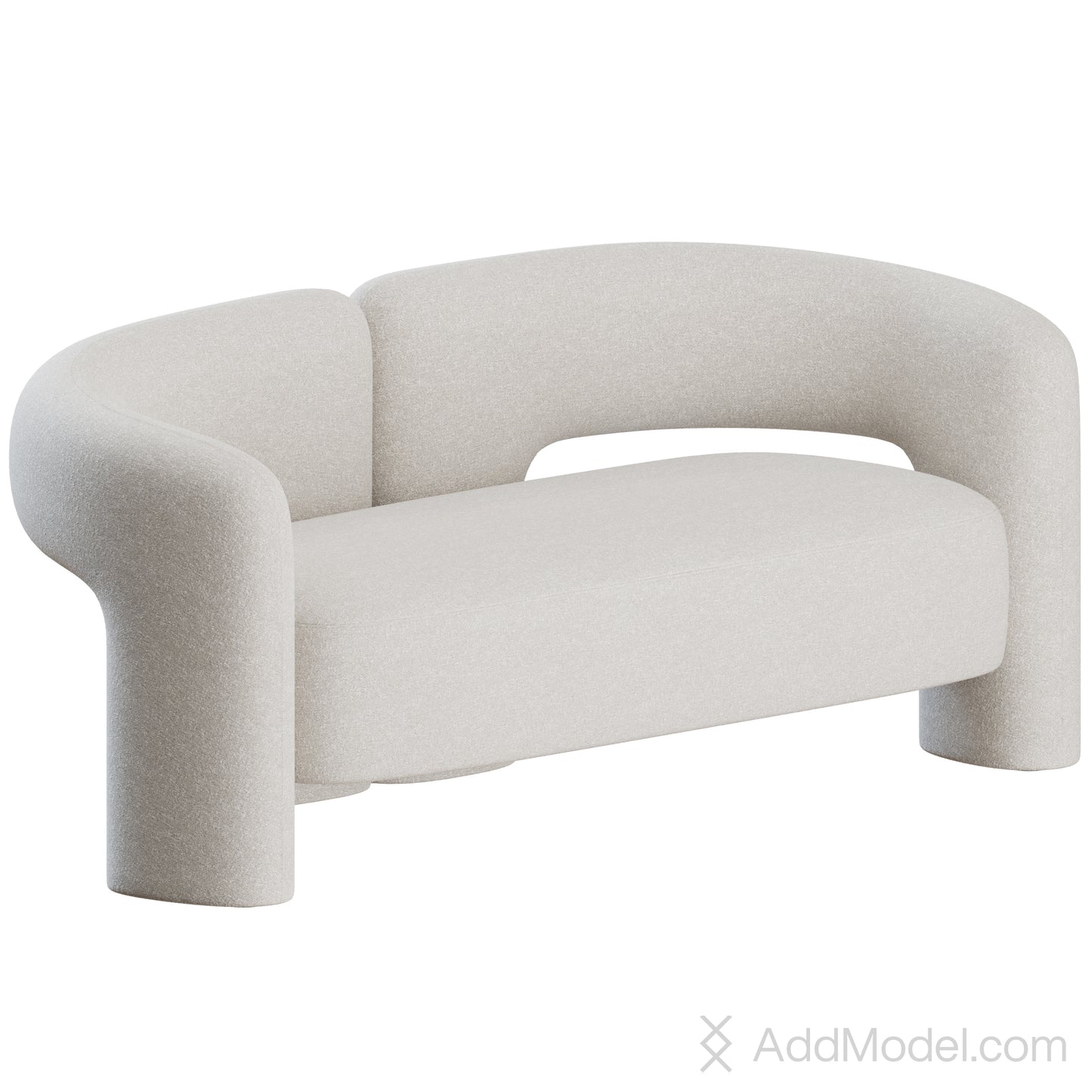 Dudet Sofa By Cassina 3D Model