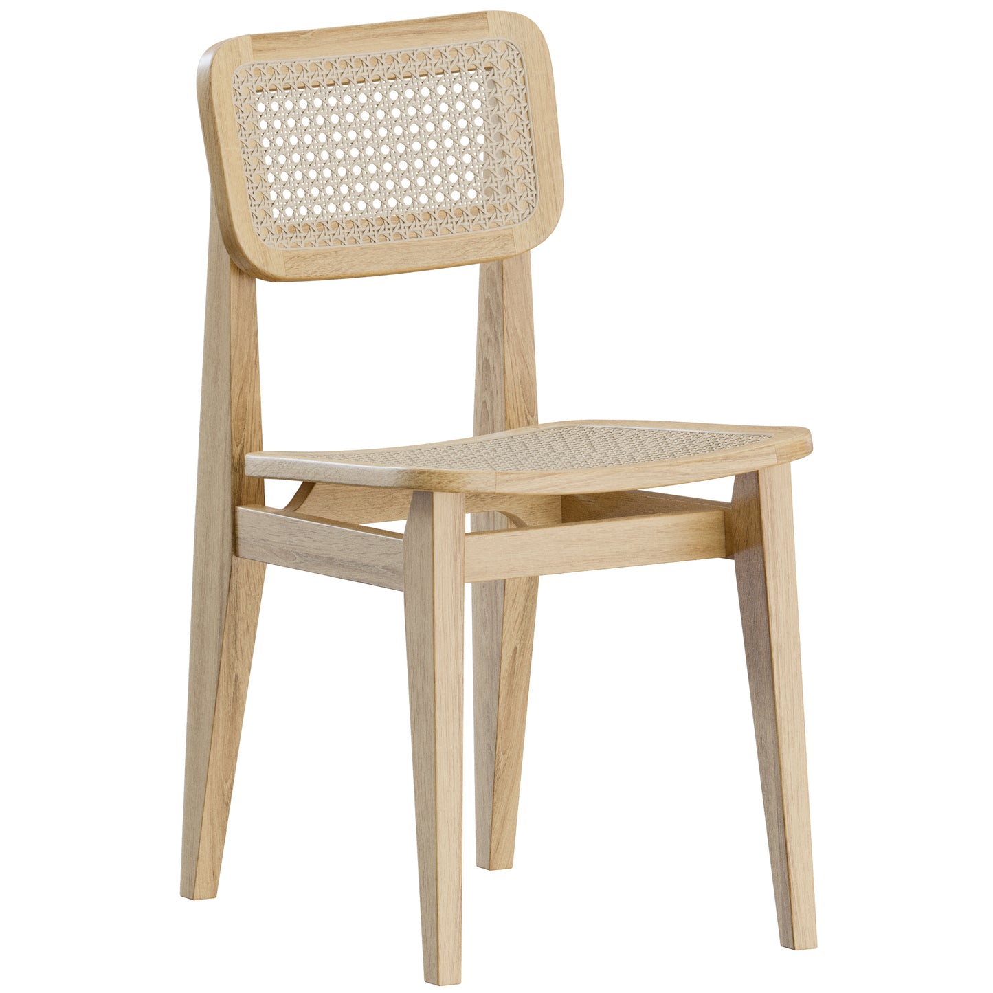 C-Chair Dining Chair French Cane Gubi 3D Model