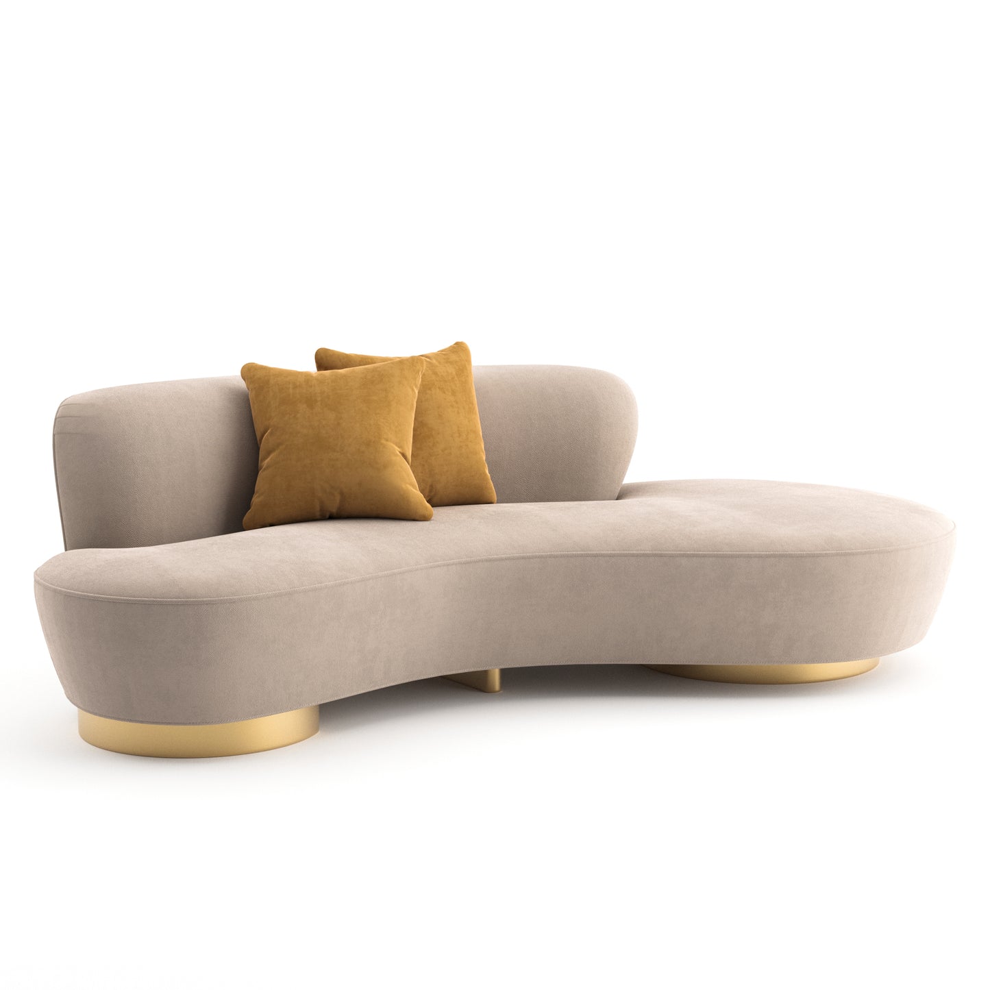 Shorty Sofa By Vladimir Kagan 3D Model