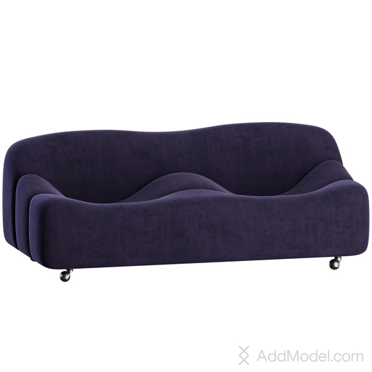 ABCD Sofa 2 Seater By Pierre Paulin 3D Model