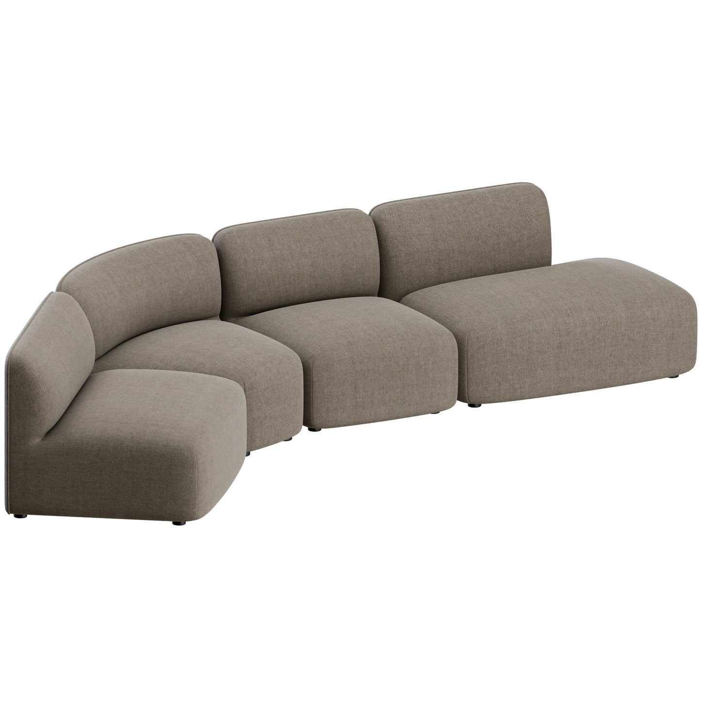 Panorama Curved Sofa 01 Wendelbo 3D Model