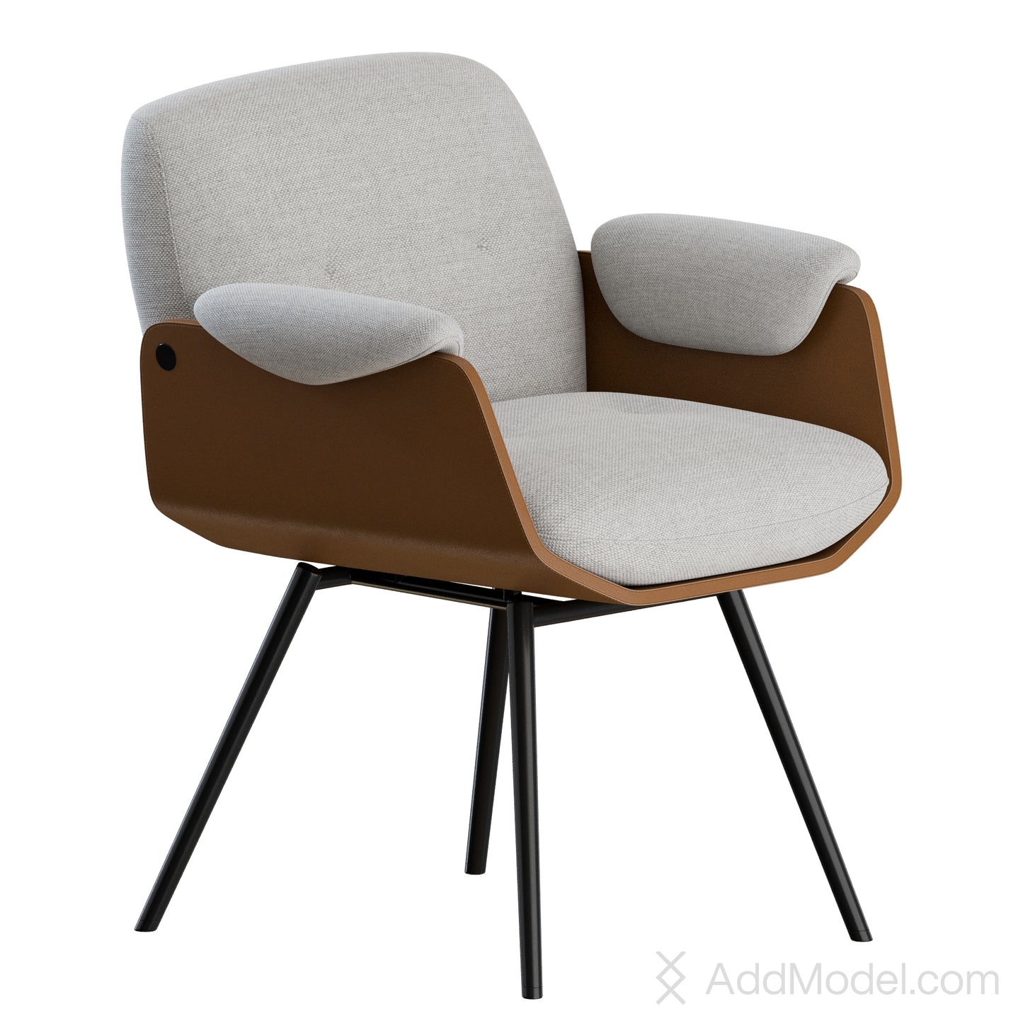 Laurel Chair By Minotti 3D Model