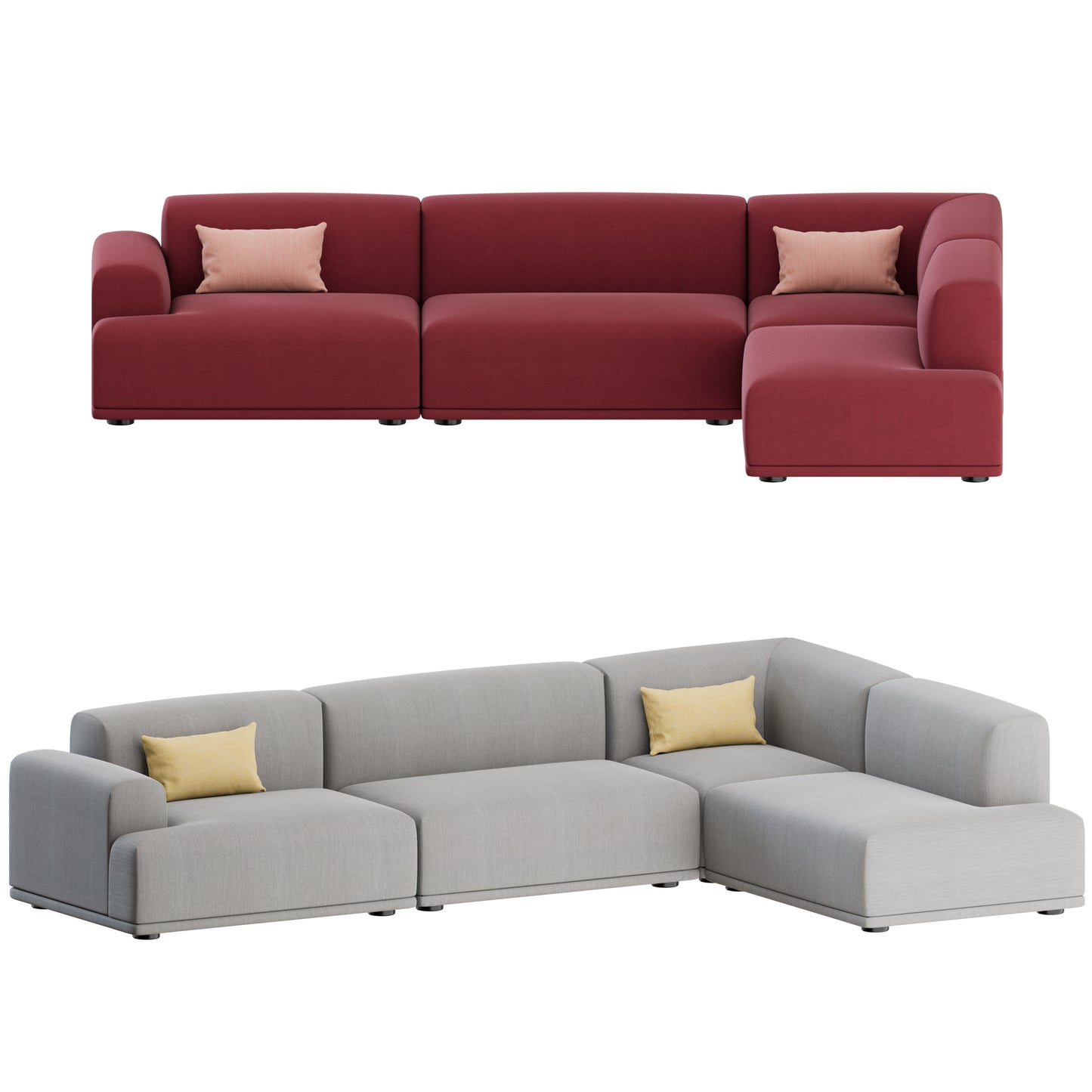 Connect Corner Sofa 01 By Muuto 3D Model