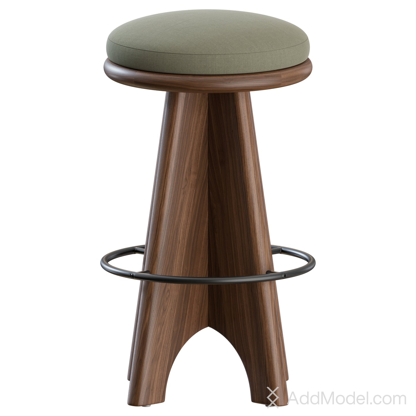 Ojai Barstool By Lawson-Fenning 3D Model