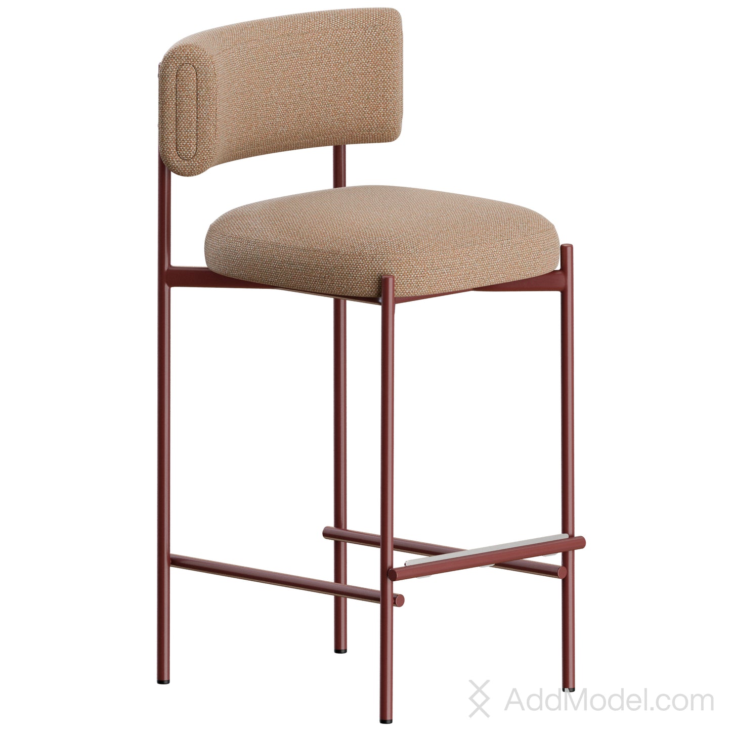 Amelie H65 H75 M TS Stool By MIDJ 3D Model
