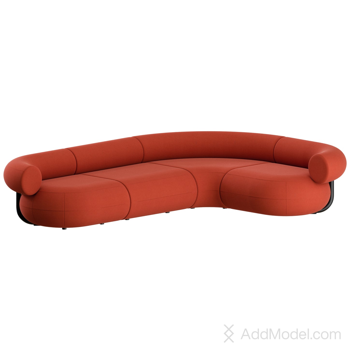 Fat Sofa Corner 3 Seater By Tom Dixon 3D Model