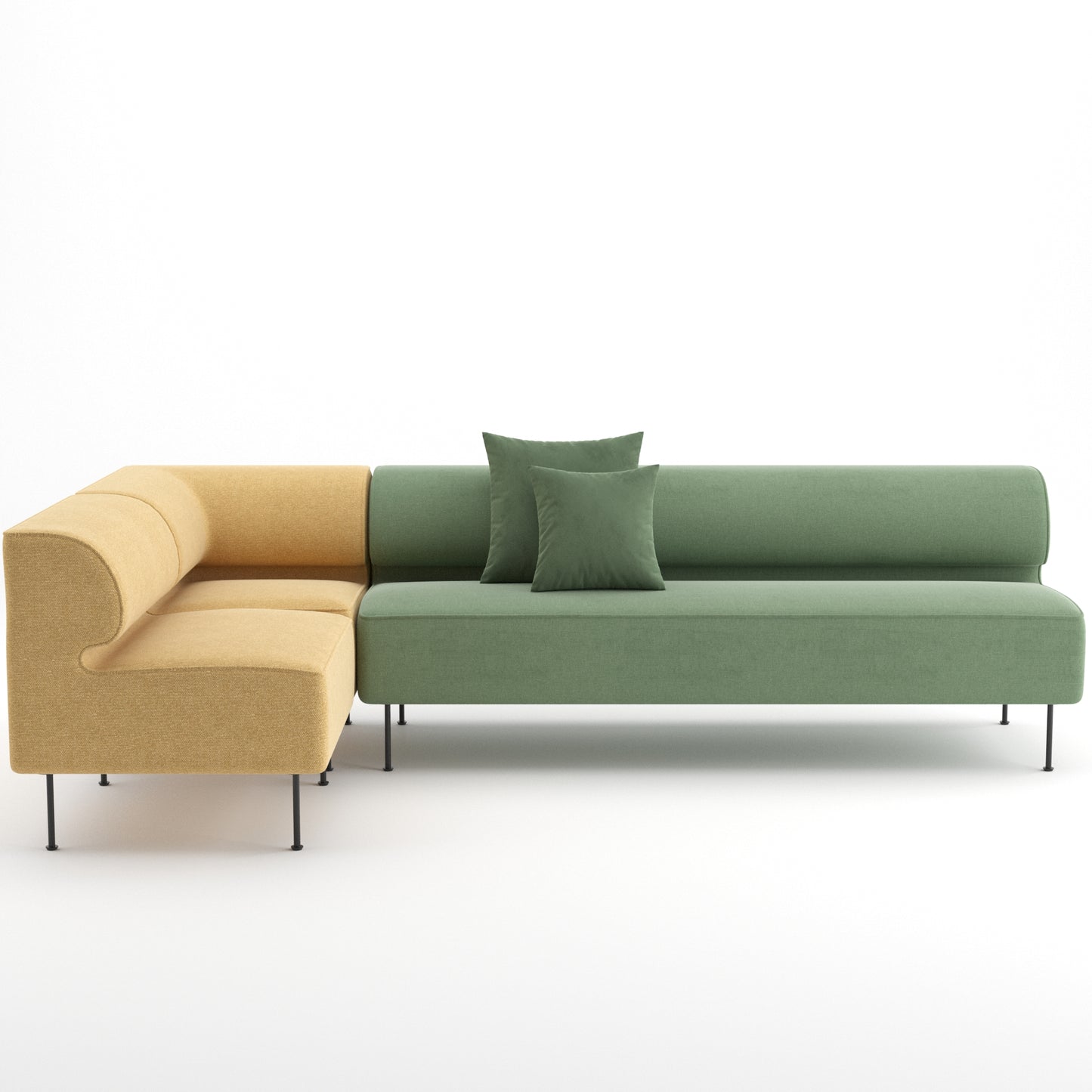 Eave Dining Sofa By Audo 3D Model