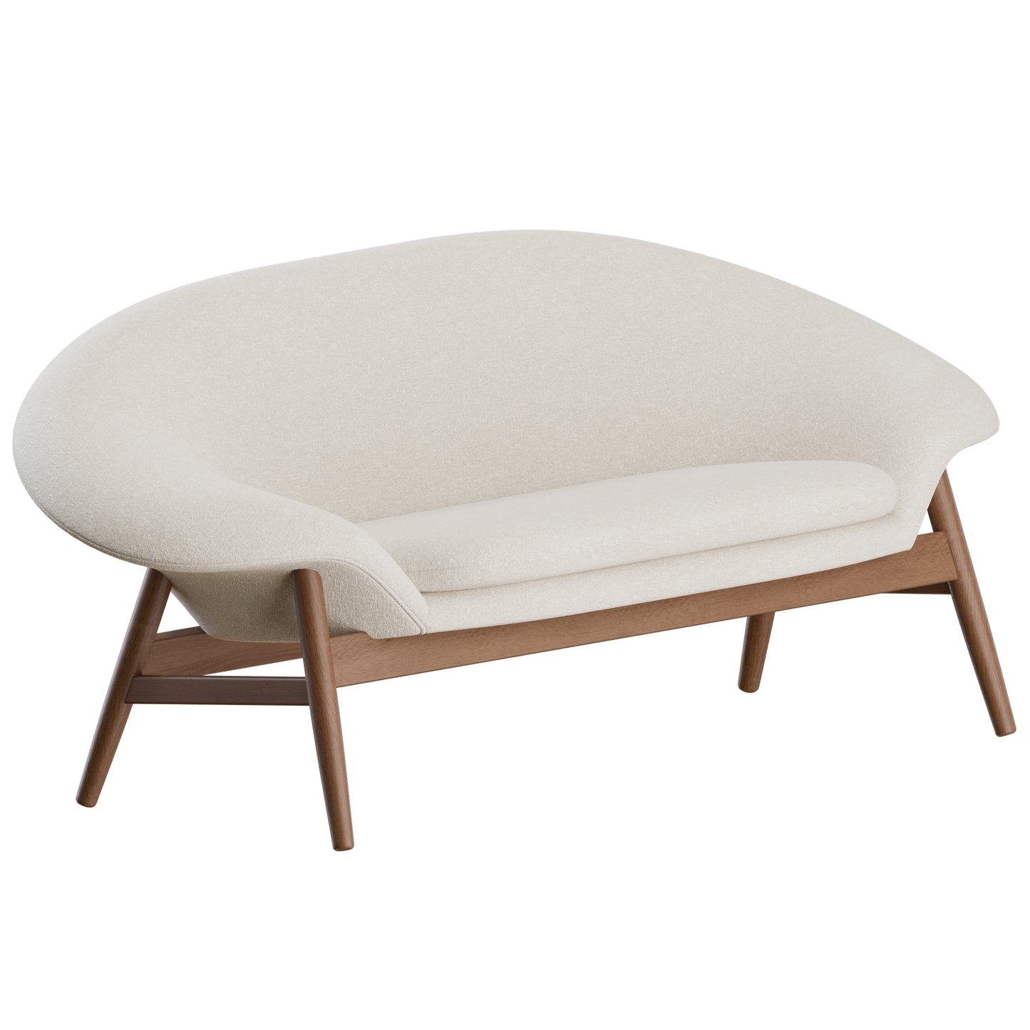 Fried Egg Sofa Warm Nordic 3D Model