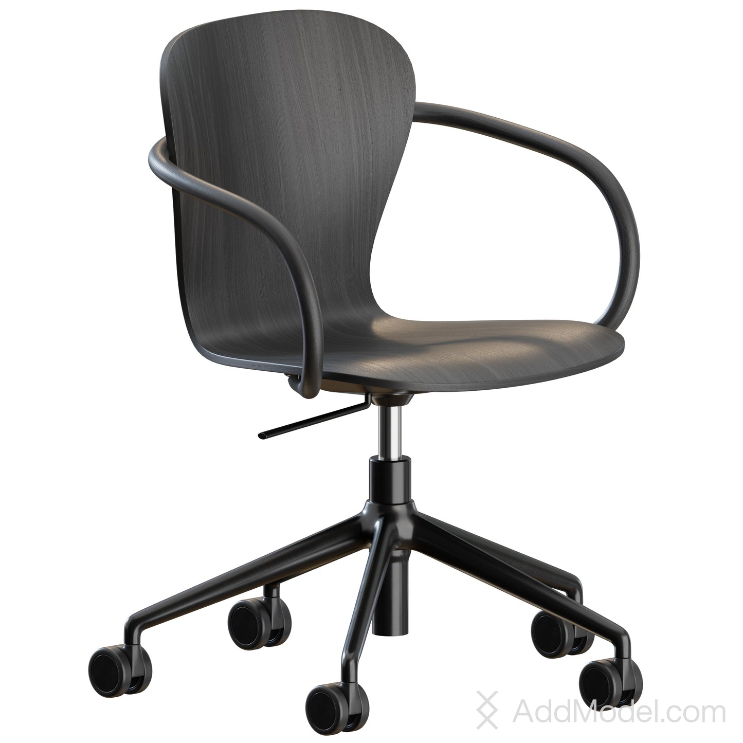 S220 Swivel Chair By Thonet 3D Model