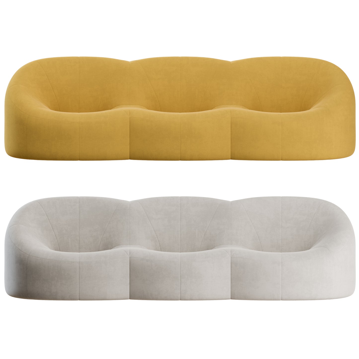 Pumpkin 3 Seater Sofa By Ligne Roset 3D Model