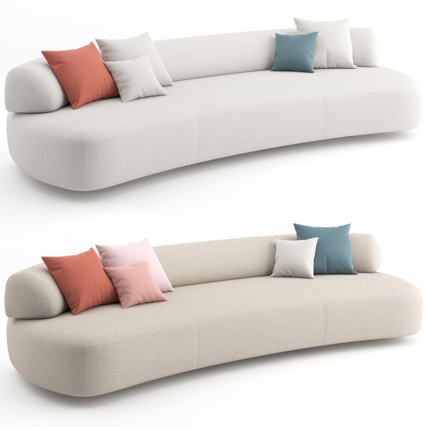 Gogan Sofa 01 By Moroso 3D Model