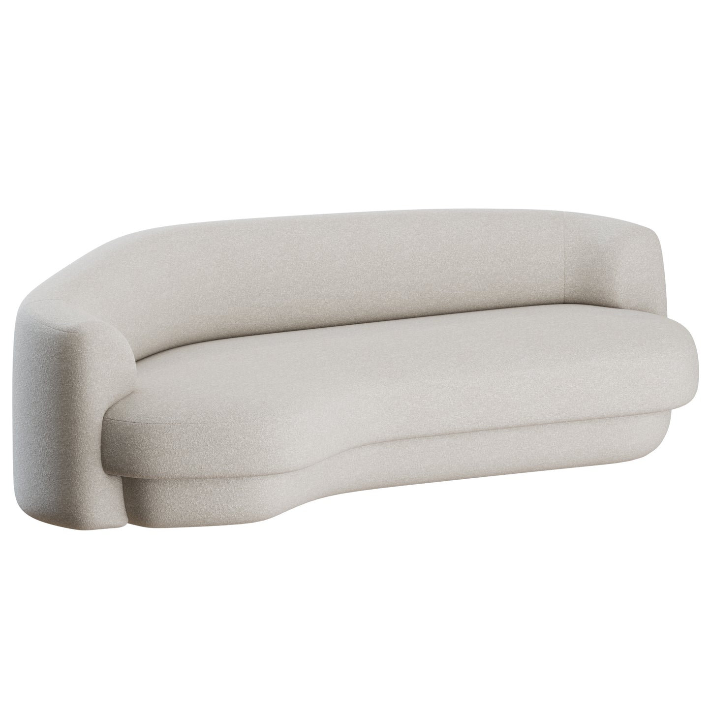 Yumi Sofa By Philippe Hurel 3D Model