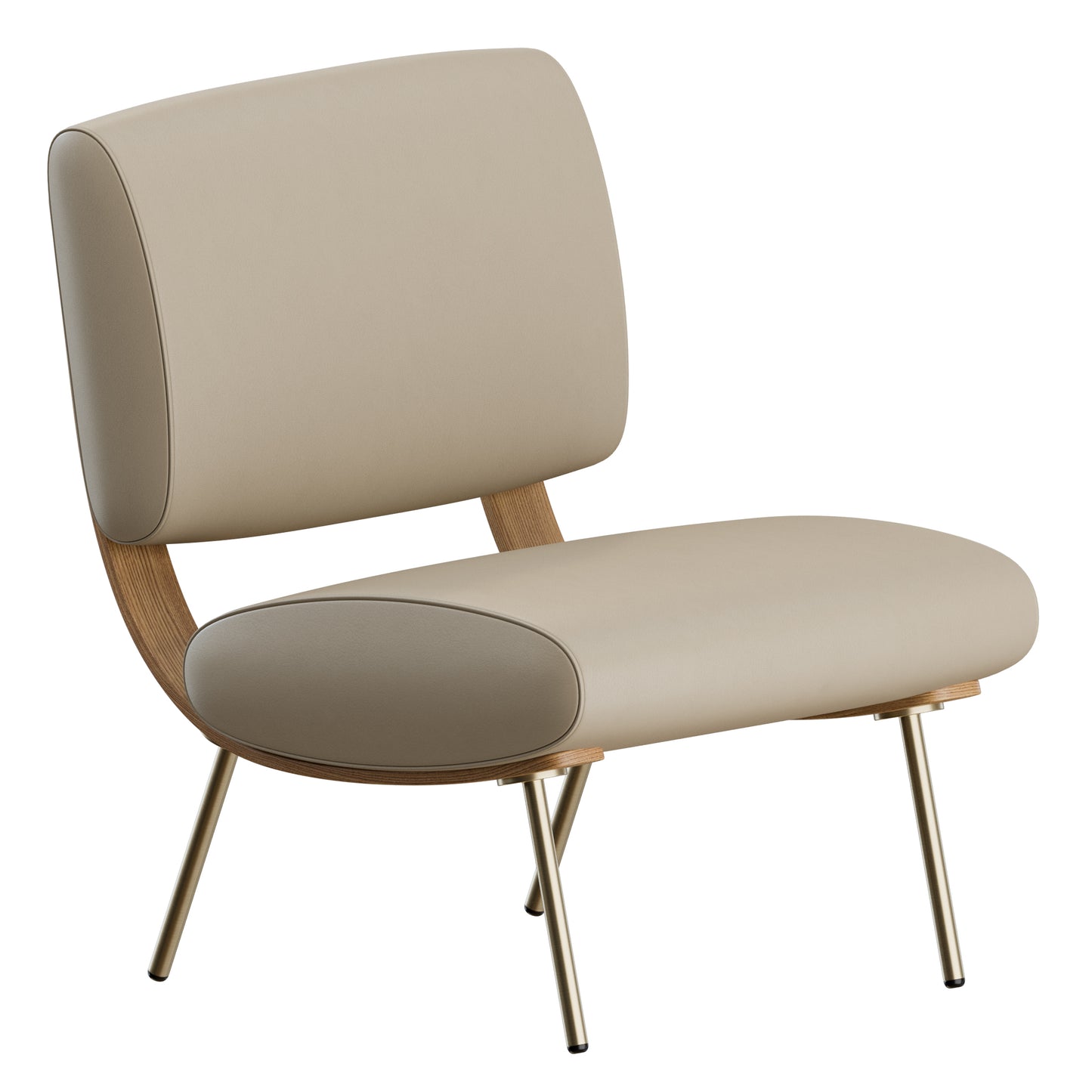 Round D.154.5 Armchair By Molteni&C 3D Model