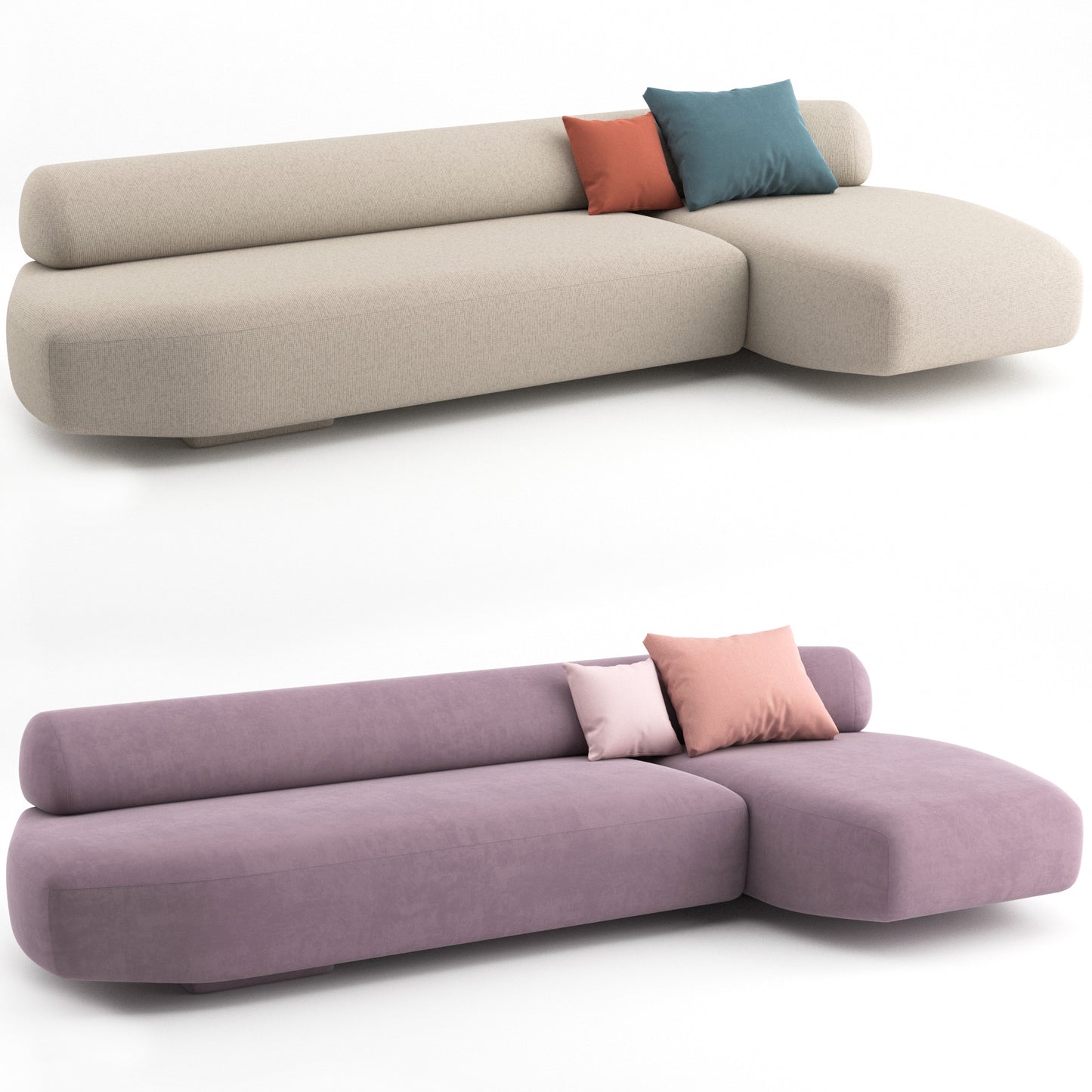 Gogan Sofa 02 By Moroso 3D Model