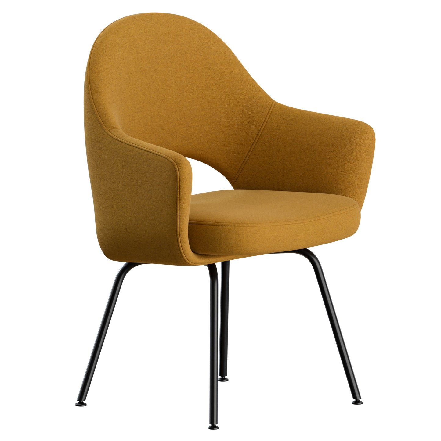 Saarinen Executive Armchair Metal Knoll 3D Model