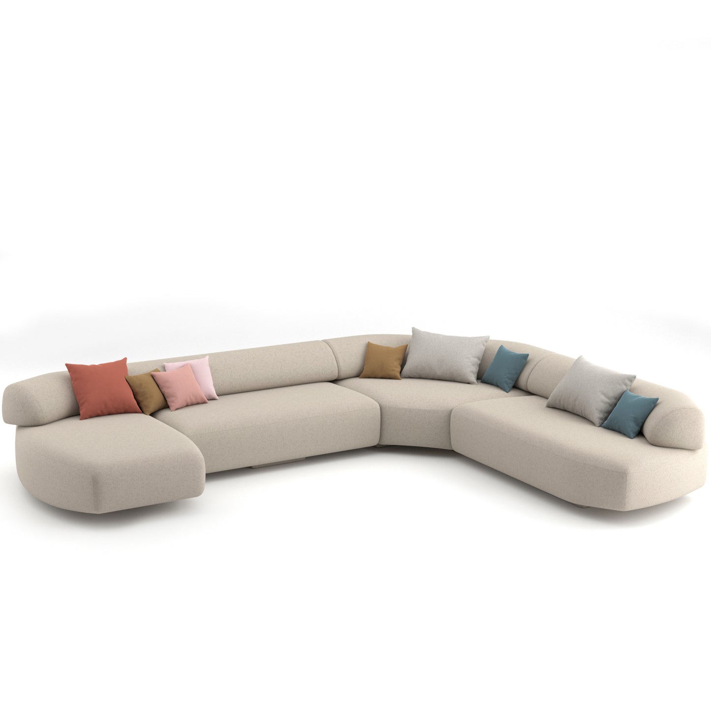 Gogan Sofa 04 By Moroso 3D Model