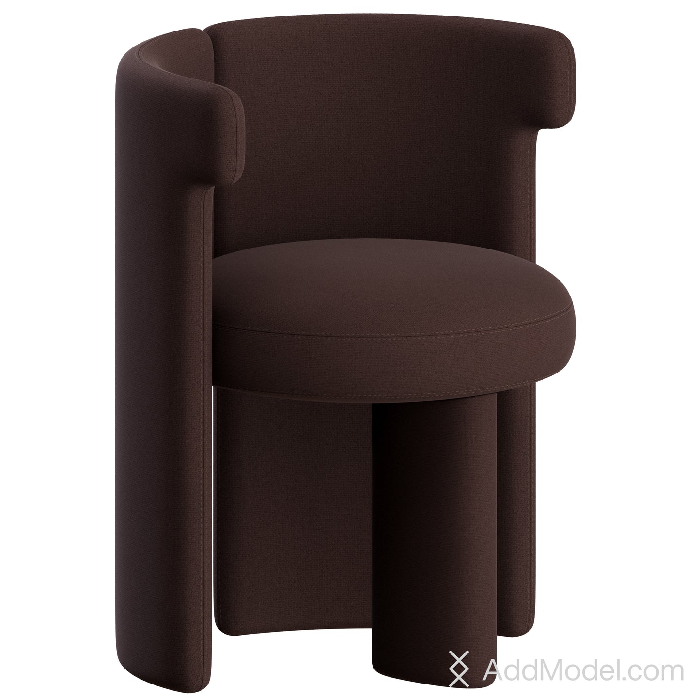 Claudine Chair By Meridiani 3D Model