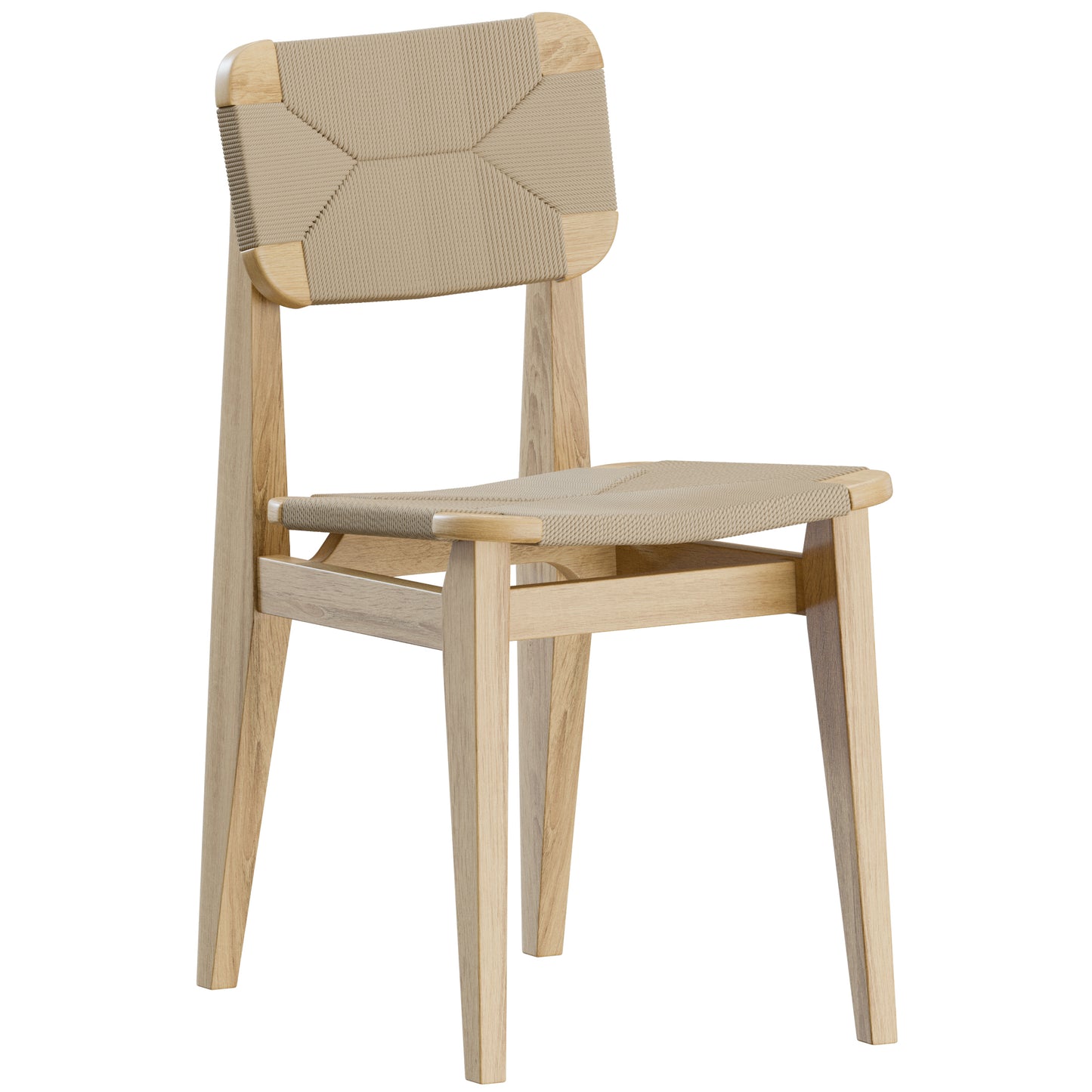 C-Chair Dining Chair Paper Cord Gubi 3D Model