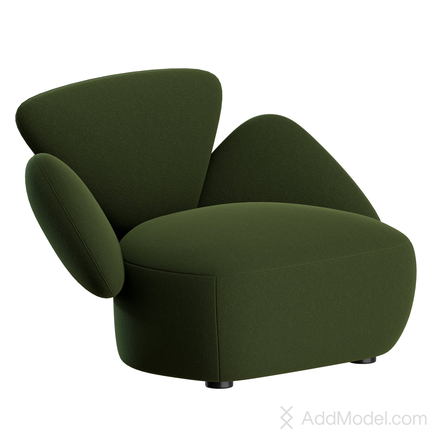 Foretre Armchair By The Future Perfect 3D Model
