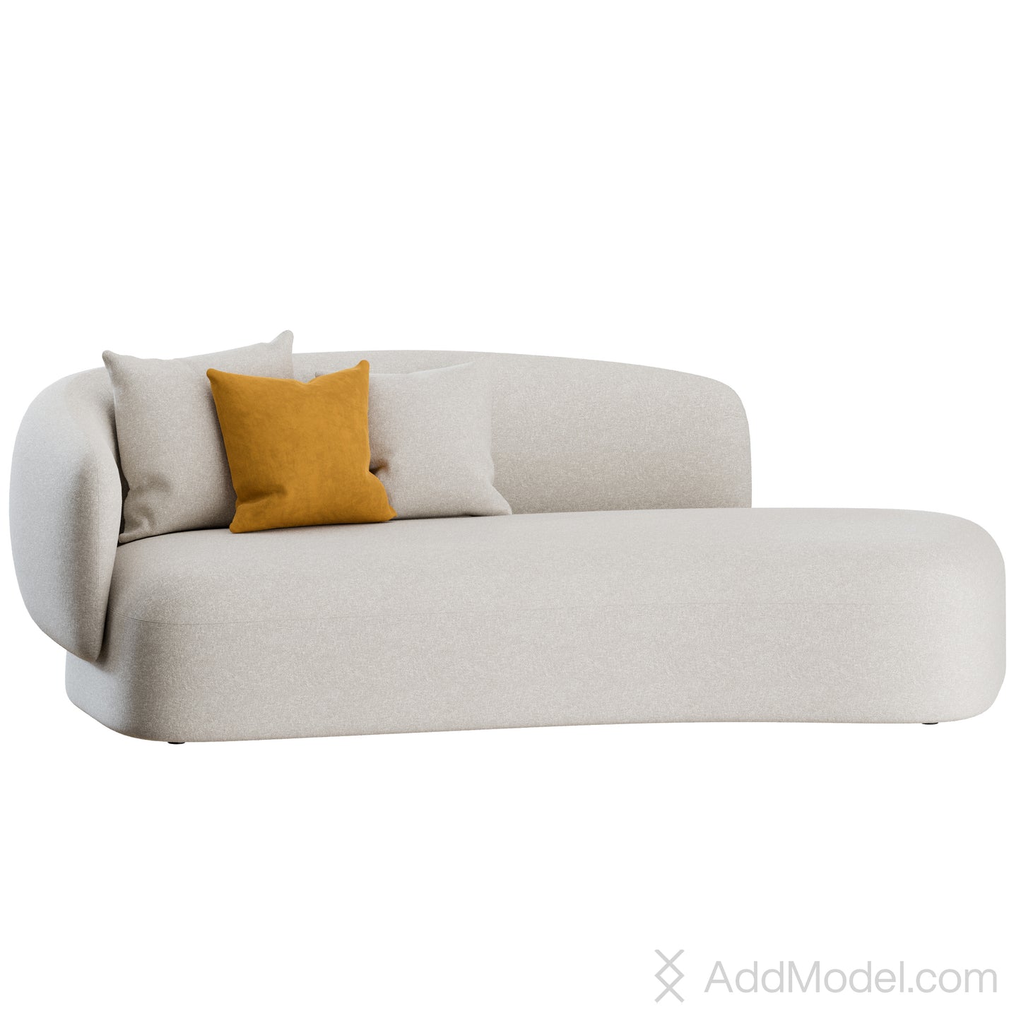 Noah Chaise Longue By Marelli 3D Model