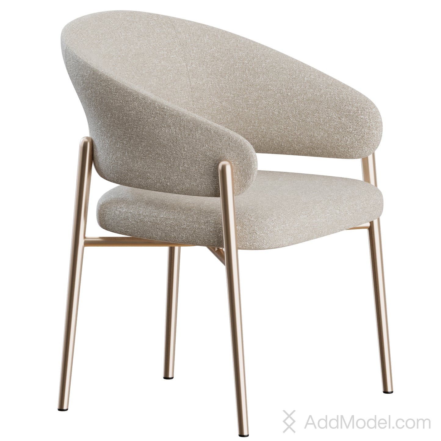 Linda Chair By Marelli 3D Model