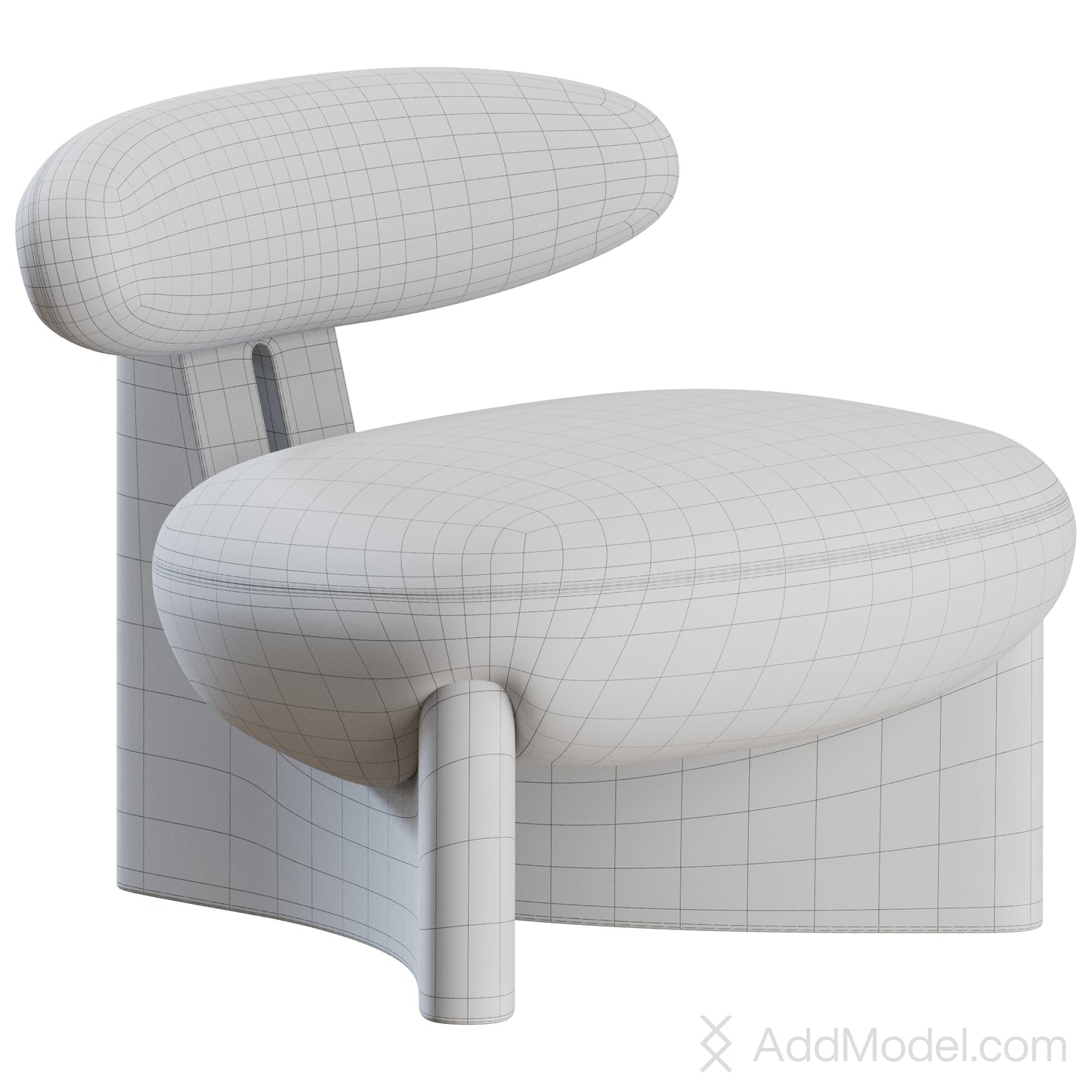 Gobi Armchair By Enne 3D Model