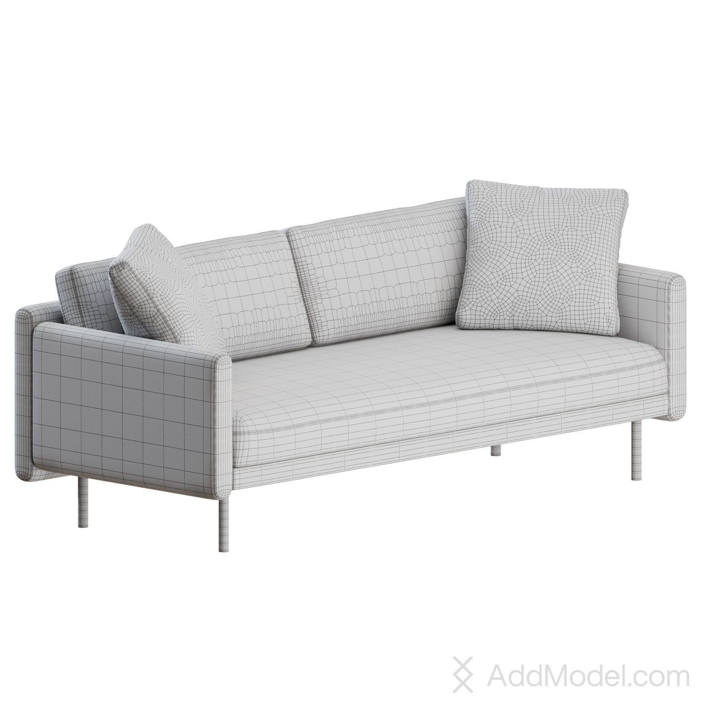 Rar Sofa 2 and 3 Seater Sofa By Normann Copenhagen 3D Model