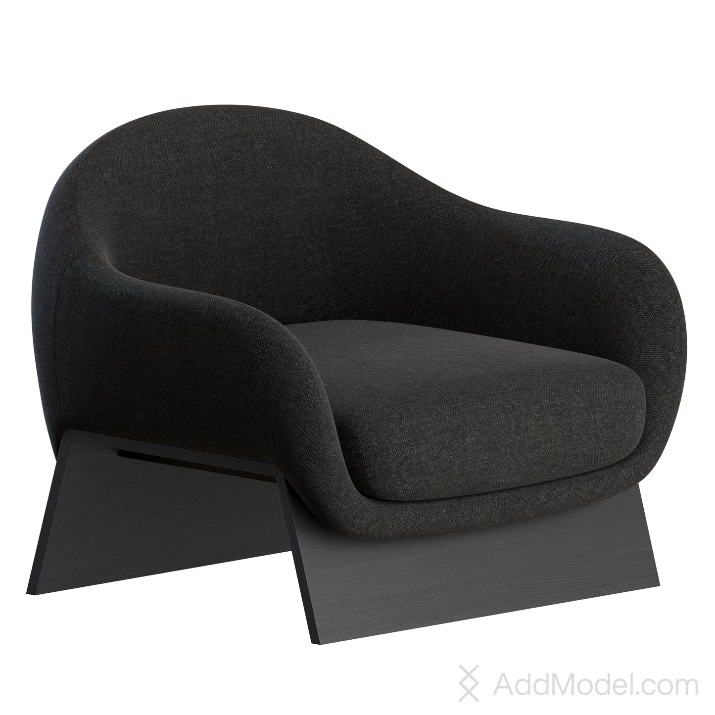 Boolean Armchair By Bonaldo 3D Model