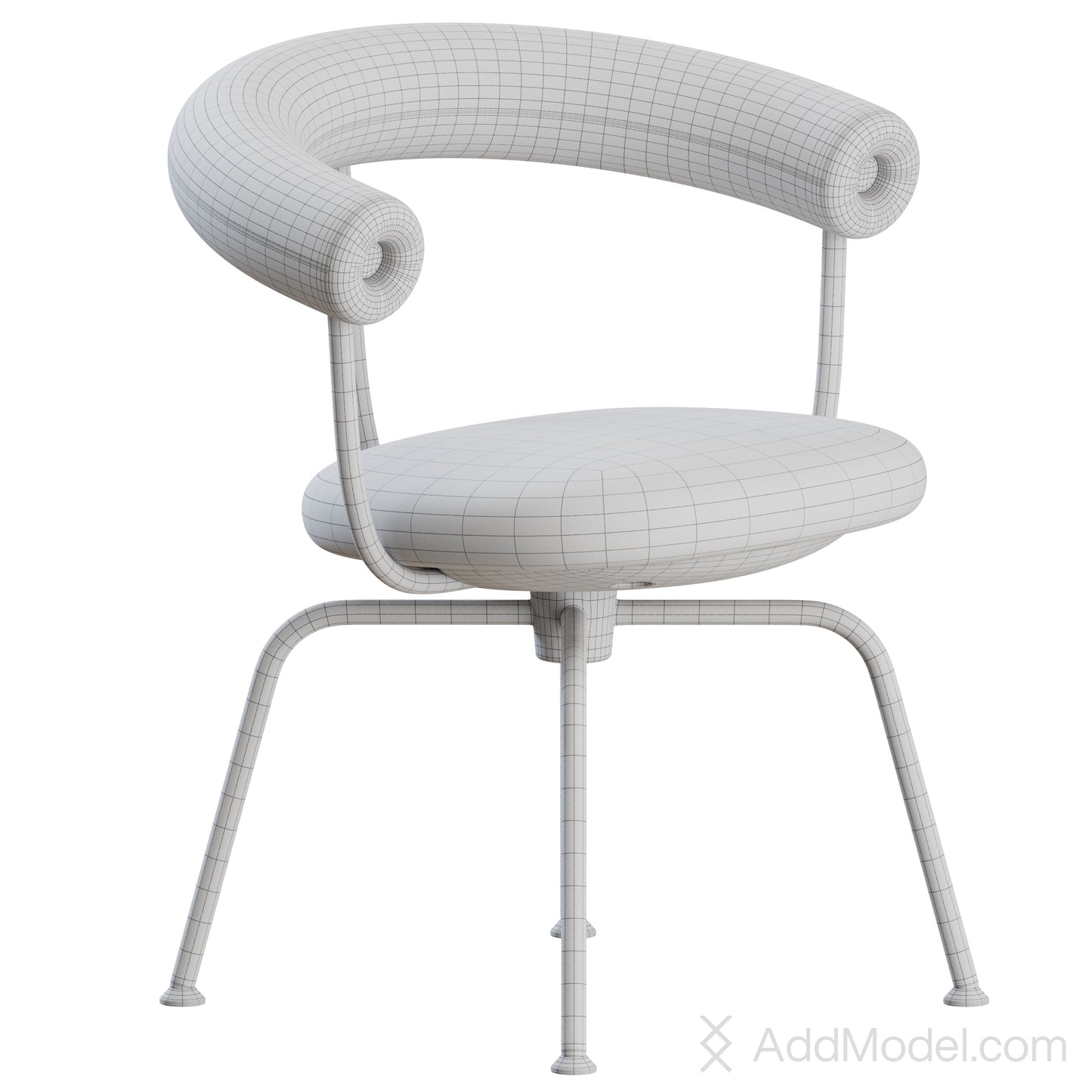 Bud Stack Chair By Foraform 3D Model