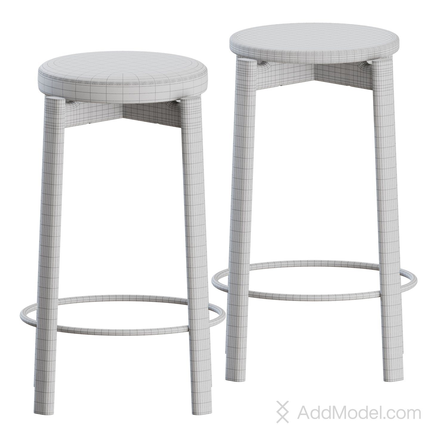 Passage Counter Stool By Audo Copenhagen 3D Model