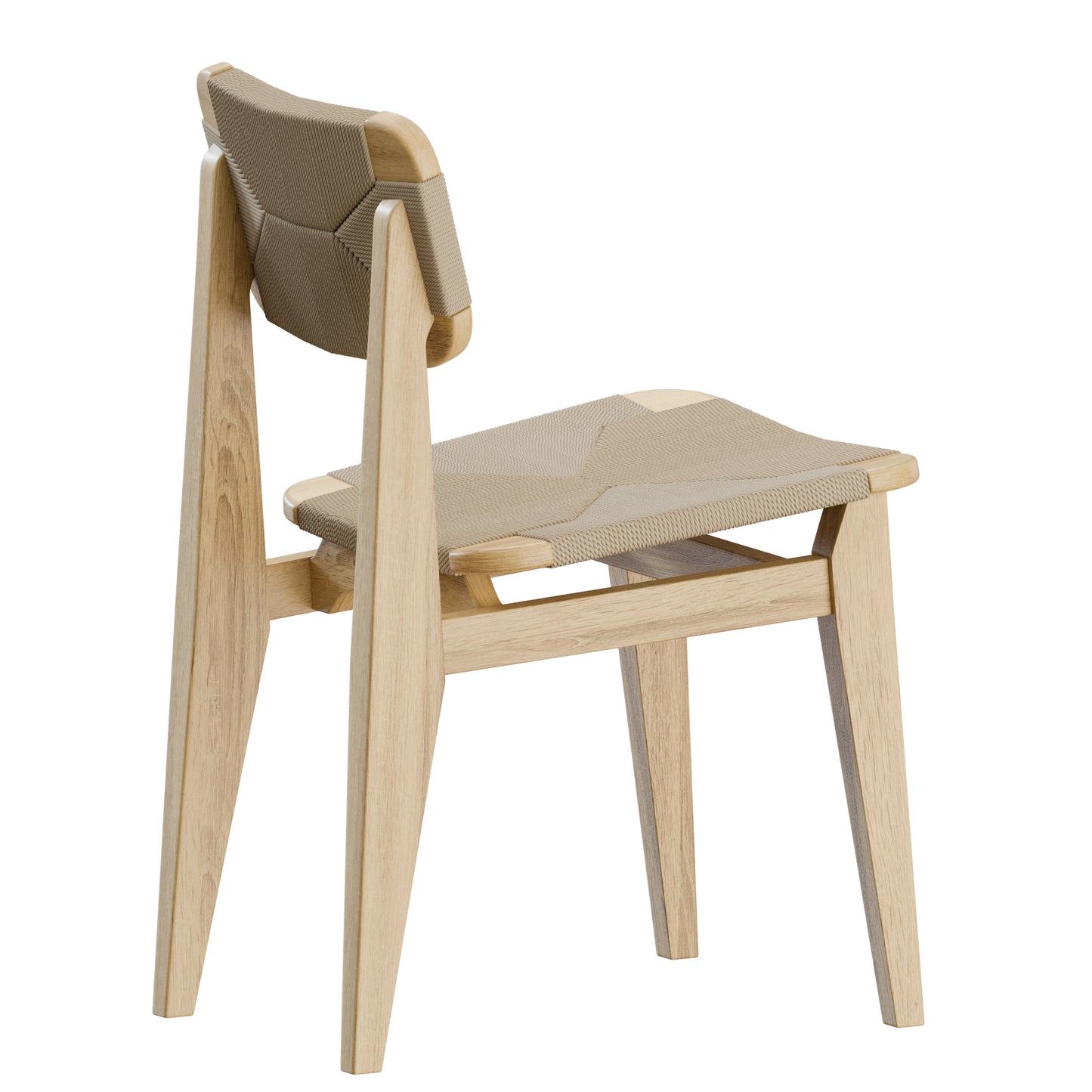 C-Chair Dining Chair Paper Cord Gubi 3D Model