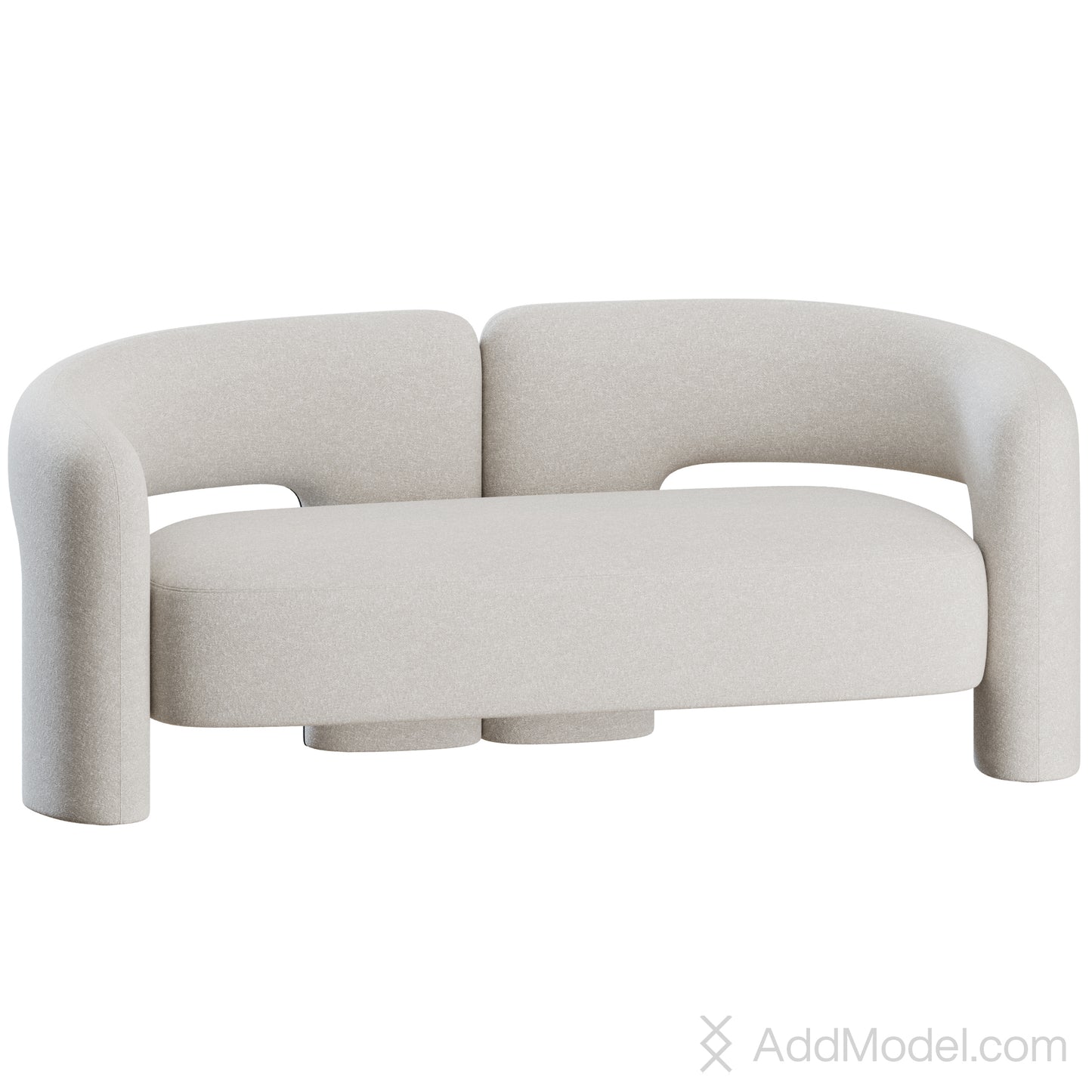 Dudet Sofa By Cassina 3D Model