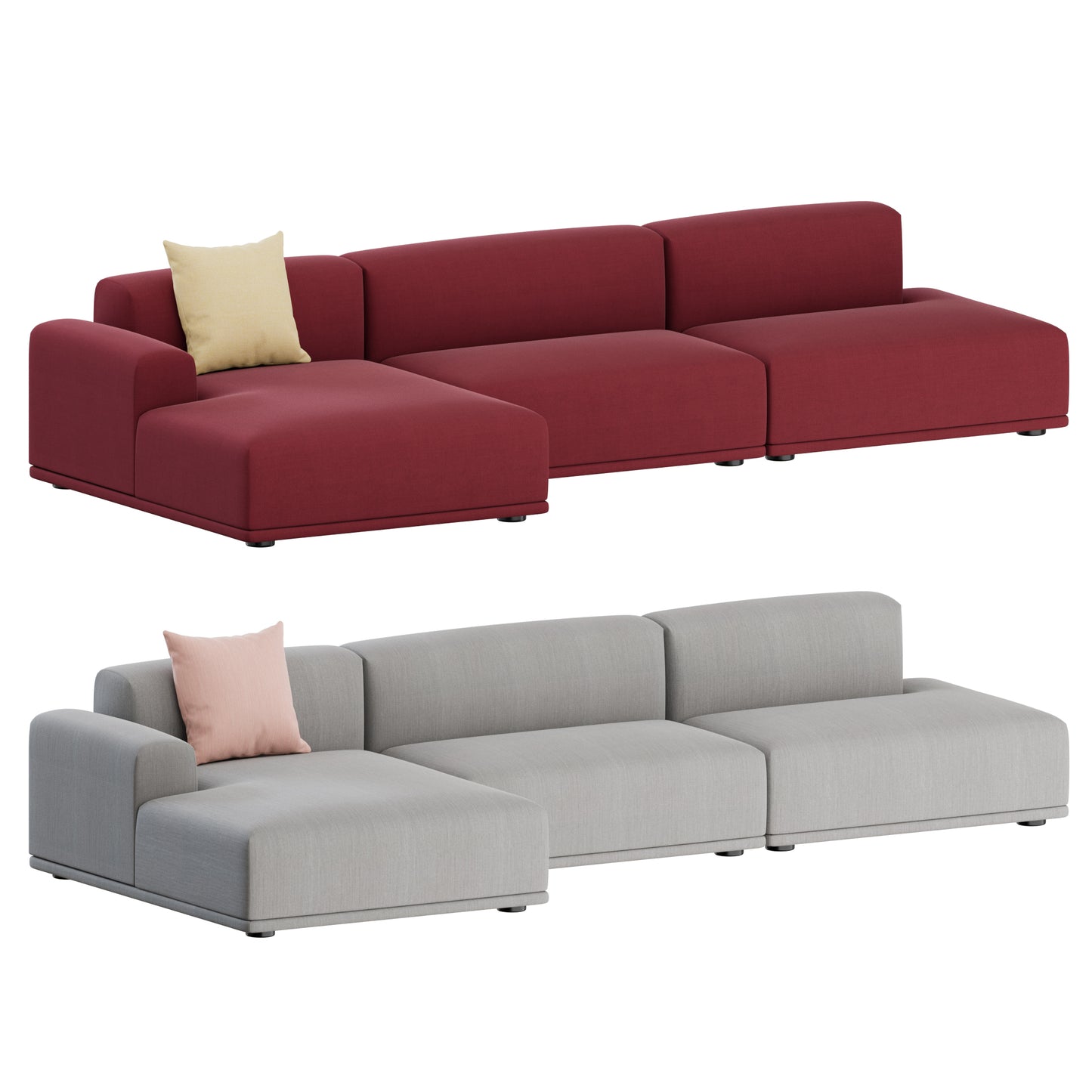 Connect Sofa 3 Seater 02 By Muuto 3D Model