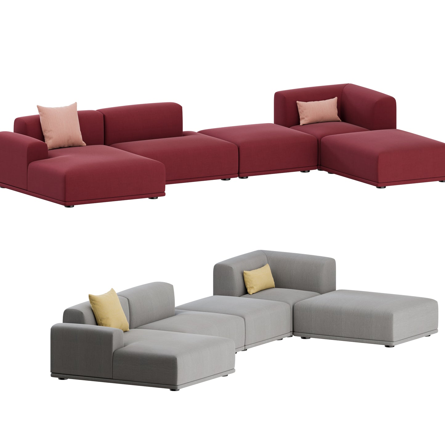 Connect Corner Sofa 02 By Muuto 3D Model