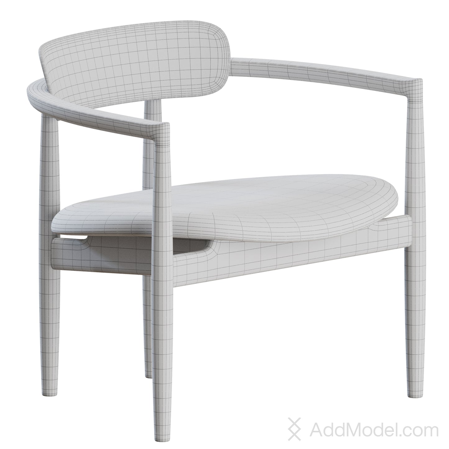 Miau Lounge Armchair By Koyori 3D Model