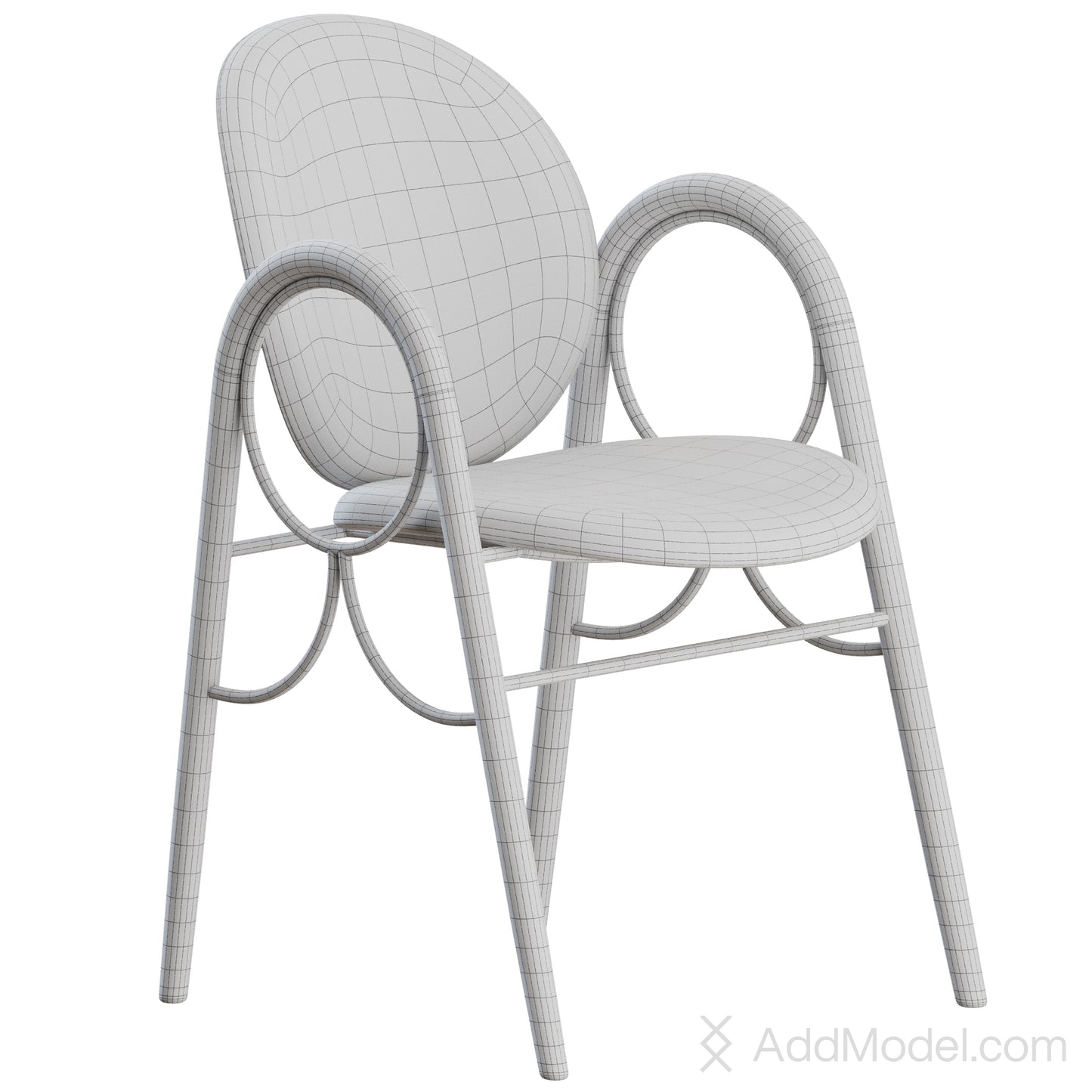 Arkade Chair By Brdr Kruger 3D Model