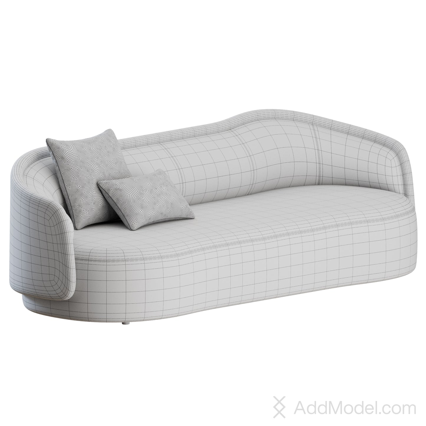 PIA Sofa 250 By Collection Particuliere 3D Model