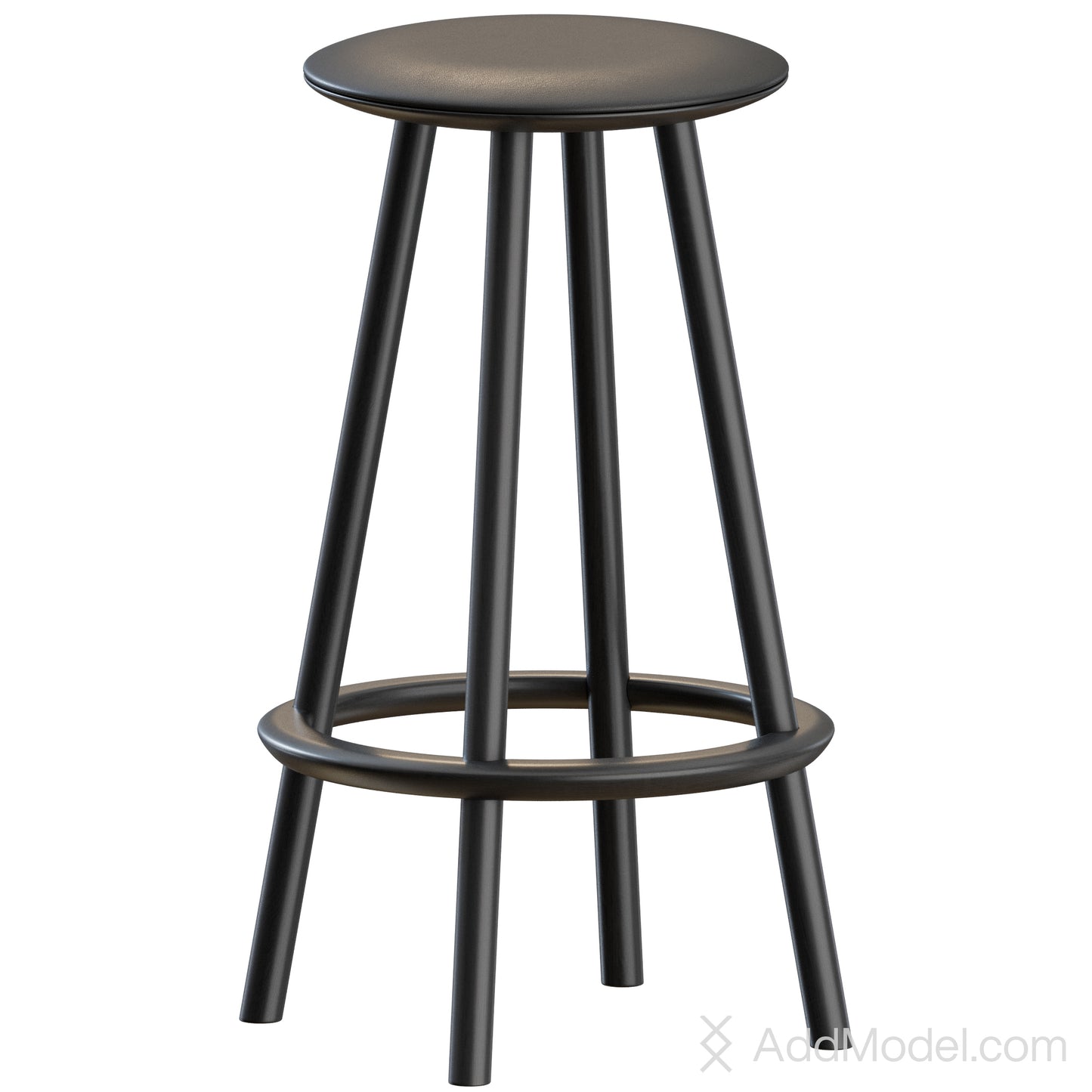 OVO High Stool By Benchmark Furniture 3D Model