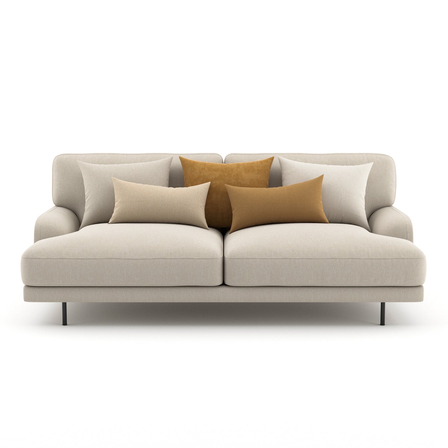 Flaneur Sofa 2 Seater By Gubi 3D Model