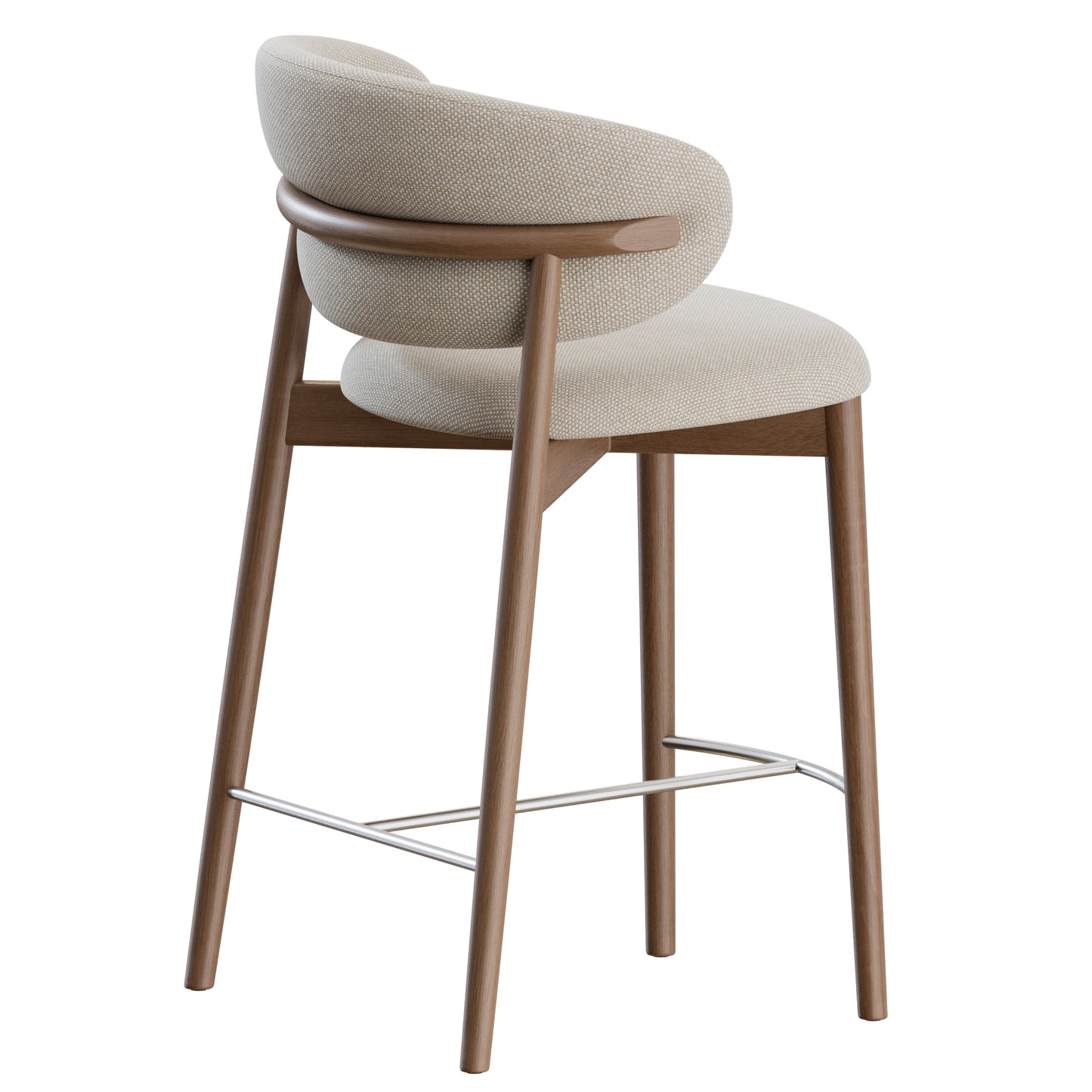 Oleandro Stool Wood By Calligaris 3D Model