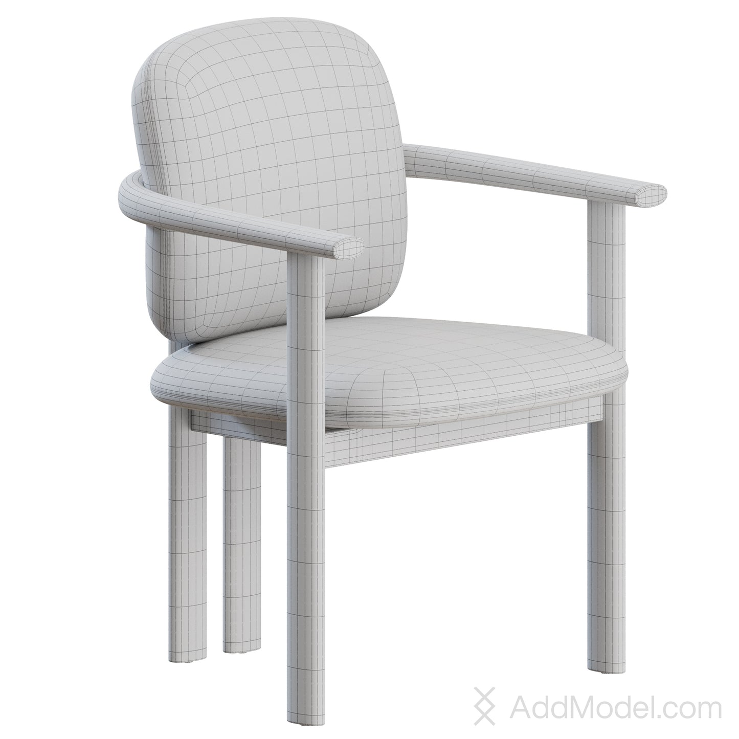 Teti Chair By Porada 3D Model