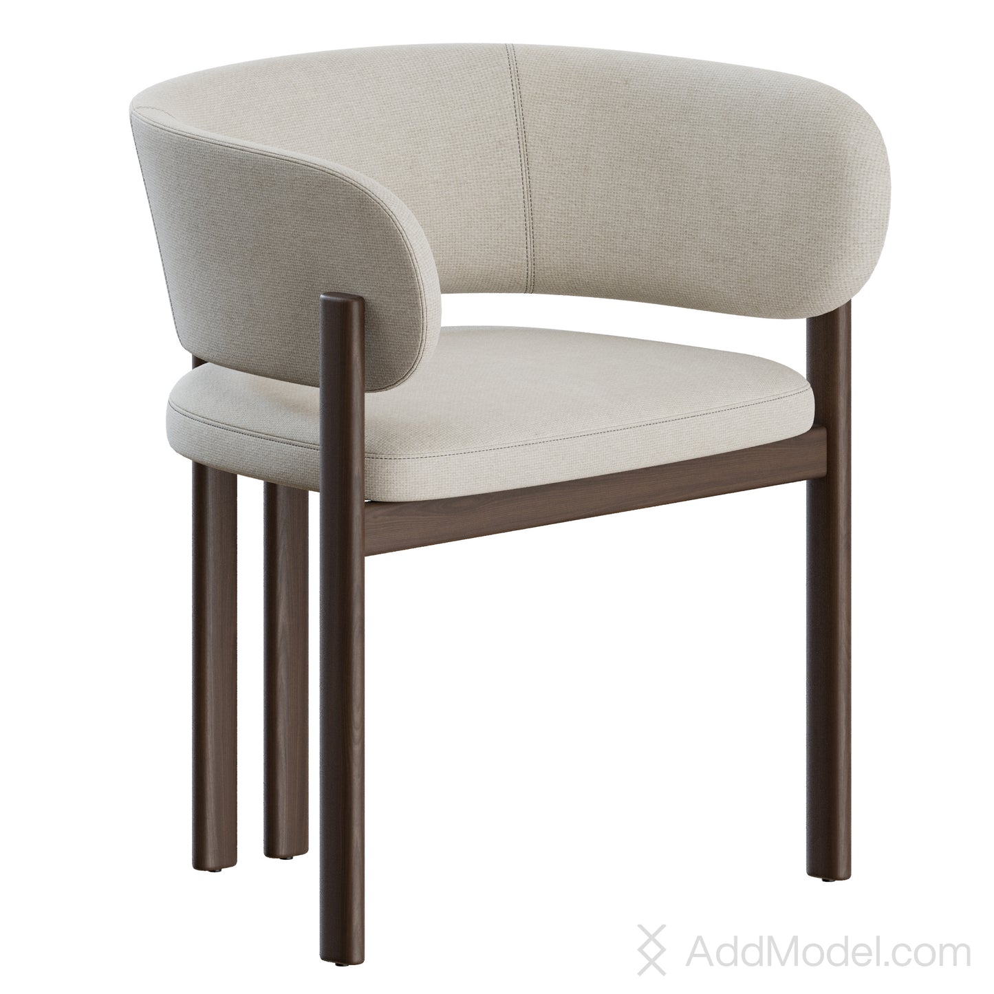 Bay Armchair By Nature Design 3D Model