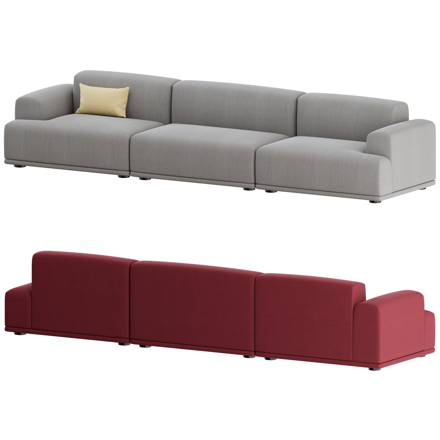 Connect Modular Sofa 3 Seater By Muuto 3D Model