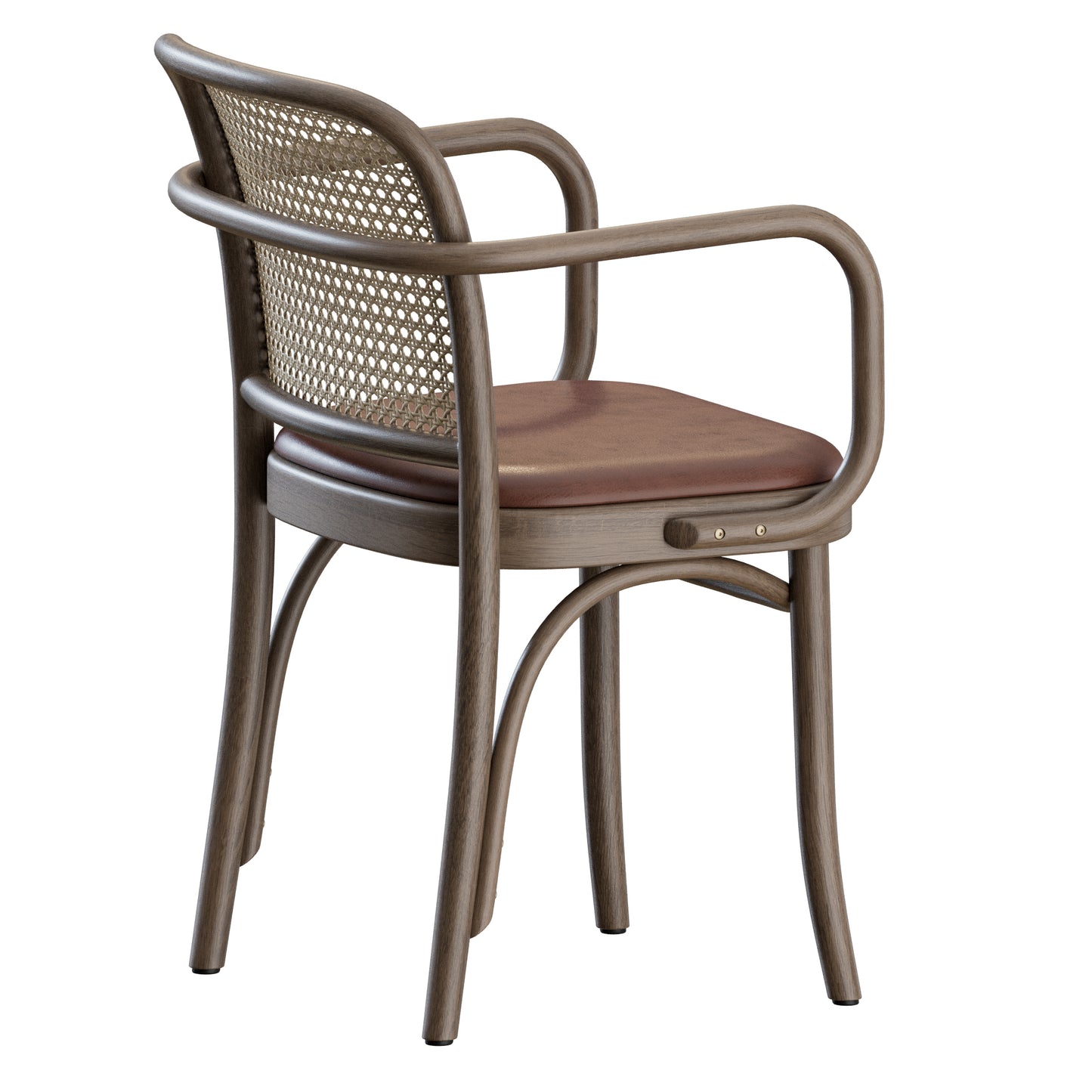 N 811 Mid-Century Chair By Josef Hoffmann Thonet Vienna 3D Model