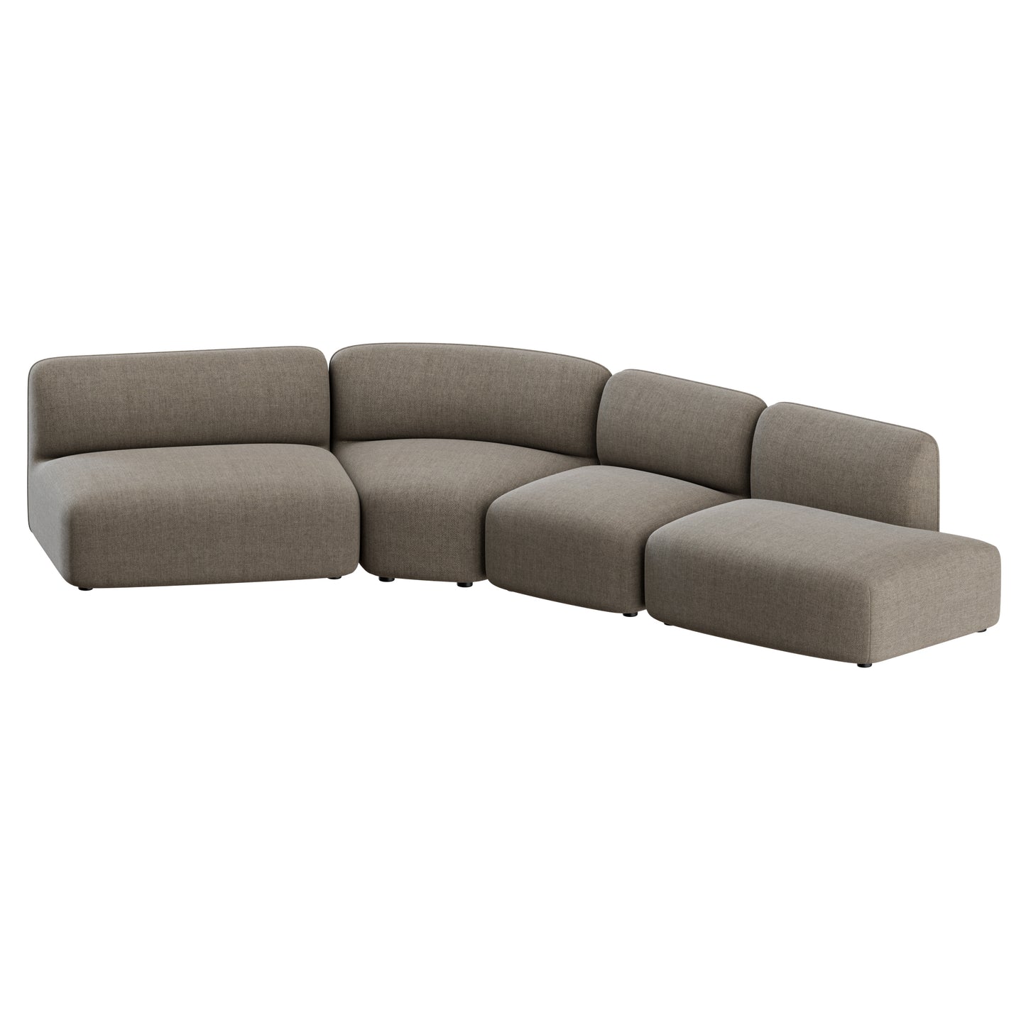 Panorama Curved Sofa 01 Wendelbo 3D Model