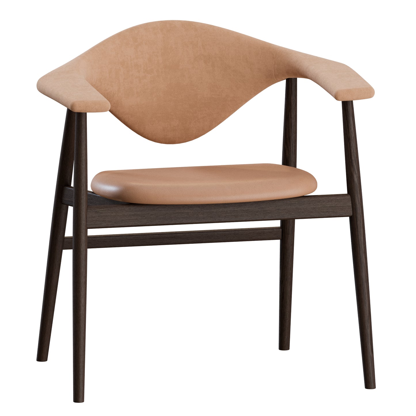 Masculo Dining Chair Gubi 3D Model