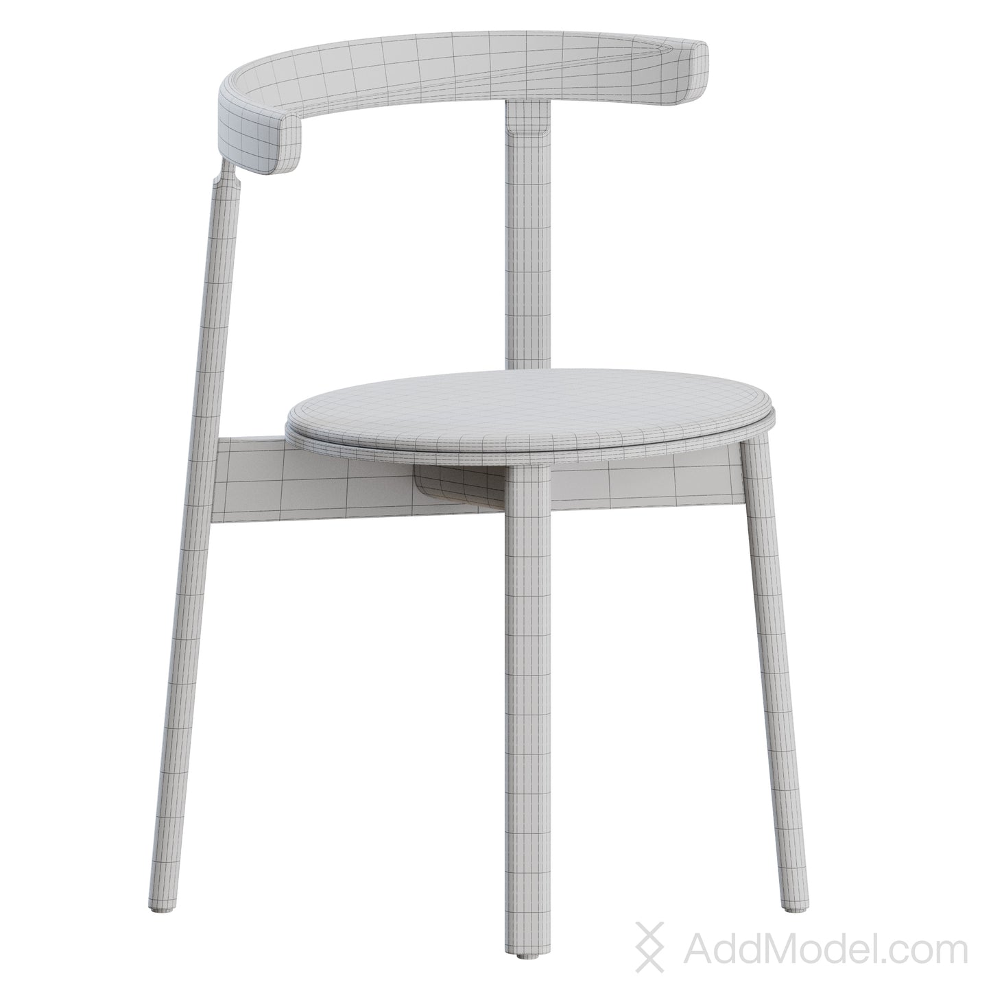 Lunar Chair By Form and Refine 3D Model