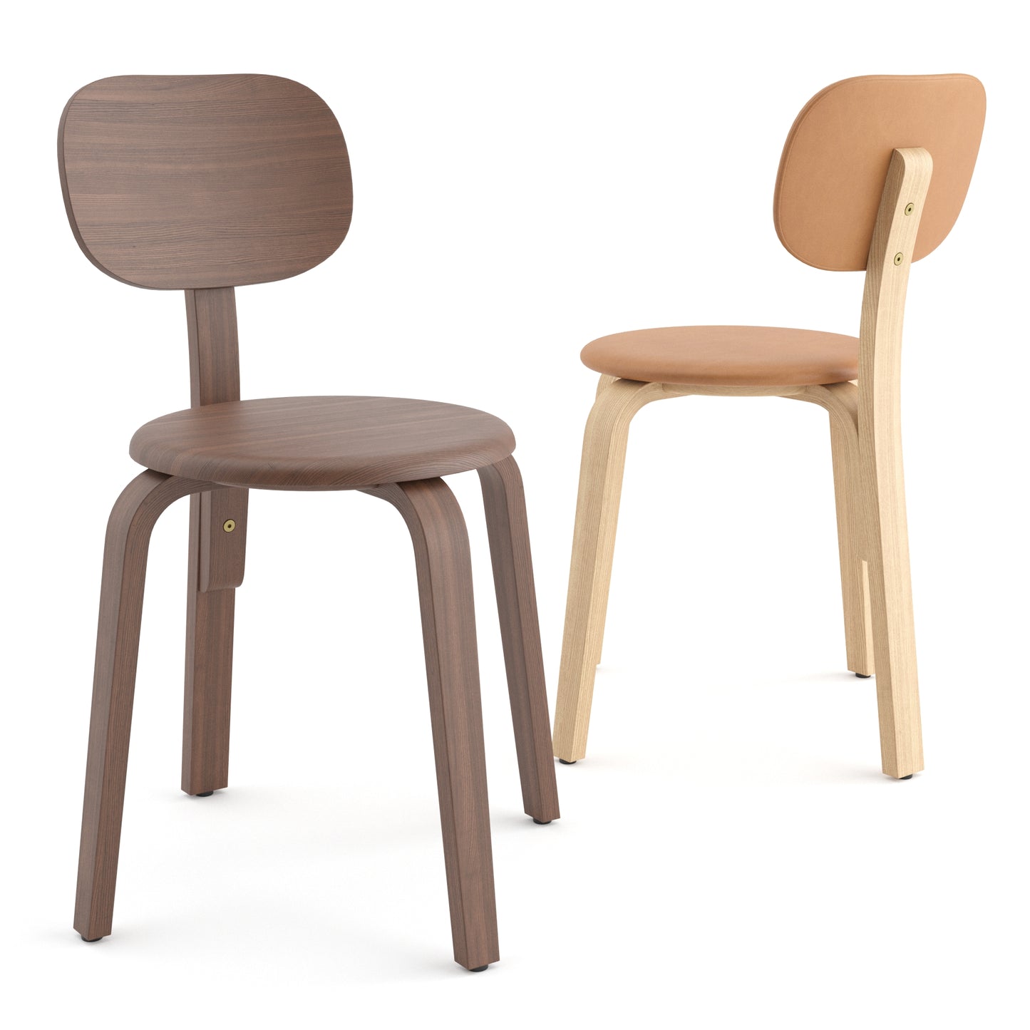 Afteroom Plus Chair + Androgyne Table By Audo 3D Model